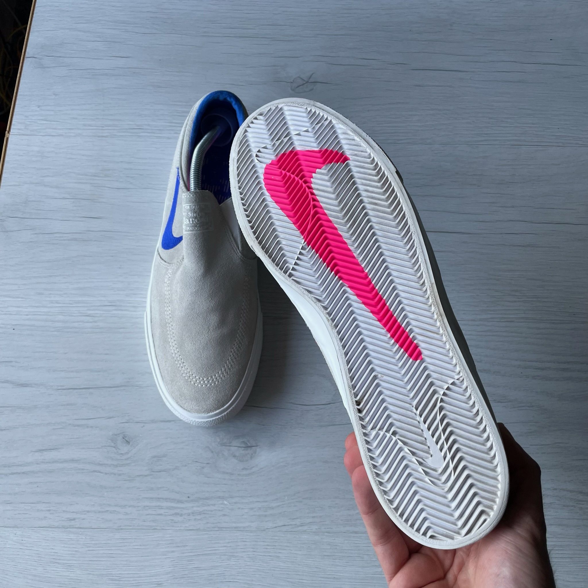 Nike Nike SB Zoom Stefan Janoski Slip RM T Summit White Size US 12 / EU 45 - 3 Thumbnail