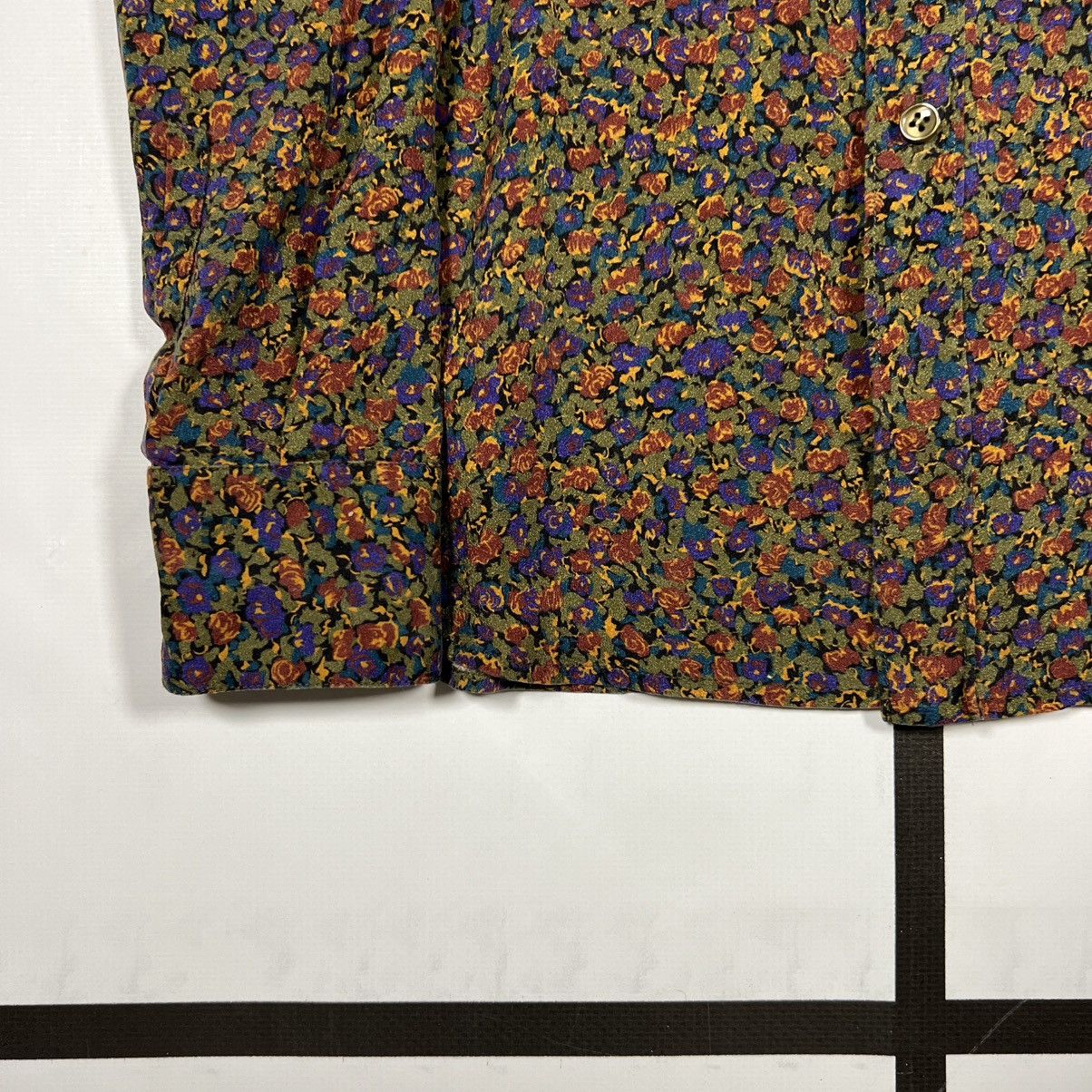 Saint Laurent Paris |[ SS19 Saint Laurent Floral Button Up Silk Shirt ]| Size US XS / EU 42 / 0 - 3 Thumbnail