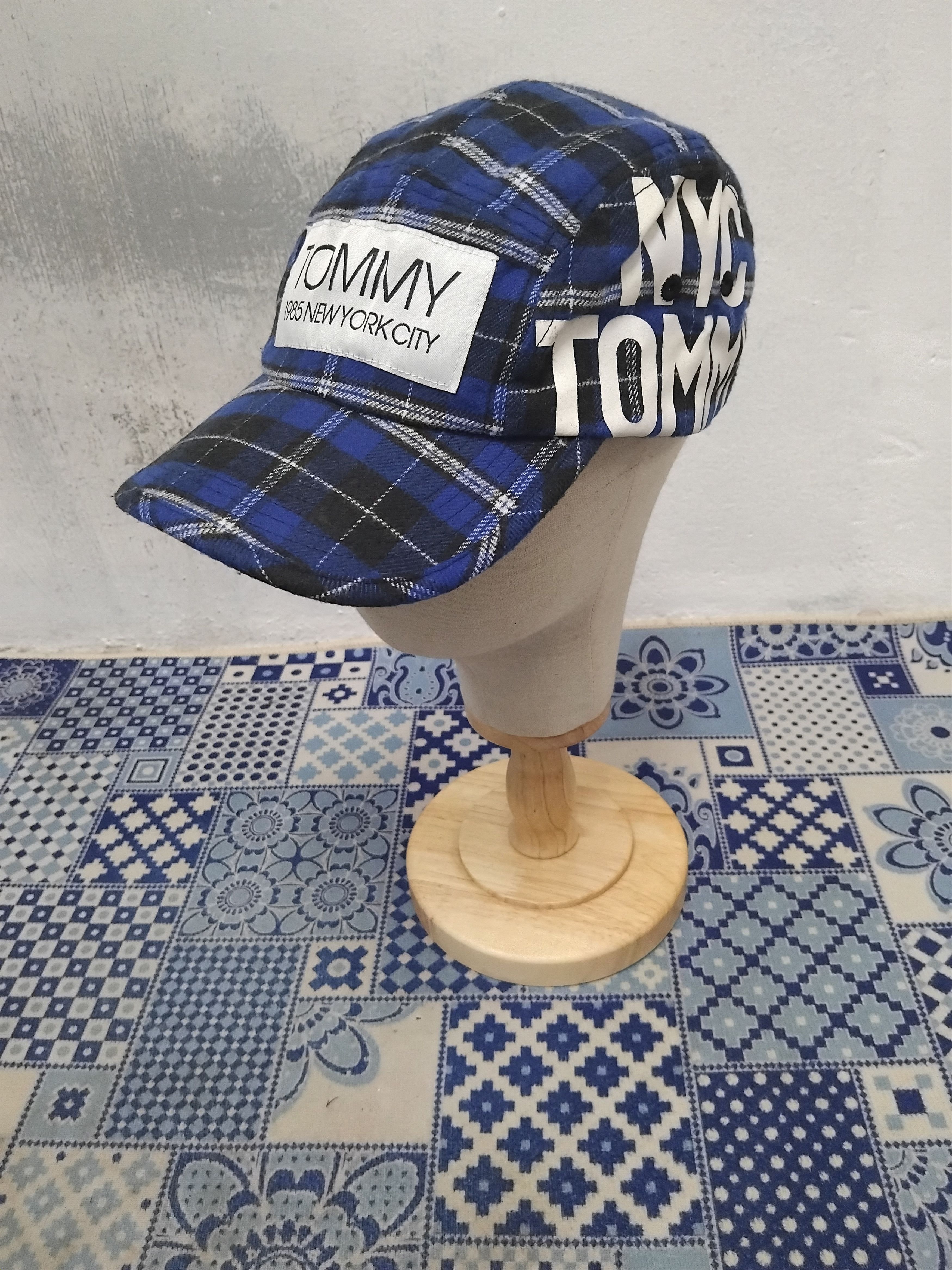 Tommy Hilfiger 💥Tommy Hilfiger checked blue cap Size ONE SIZE - 1 Thumbnail