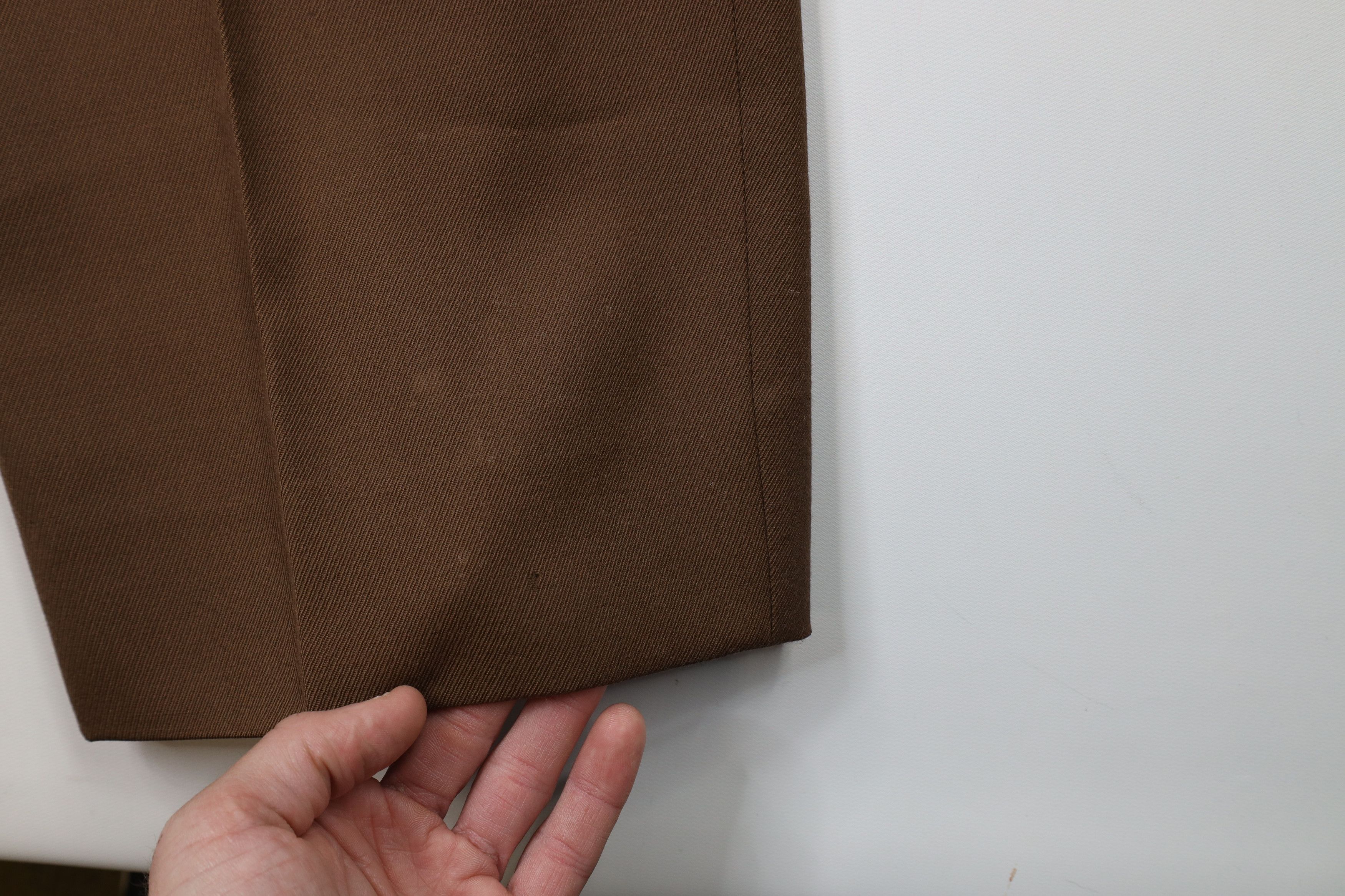 Paul Smith × Vintage Vintage 90s Paul Smith Bergdorf Goodman Wool Pants Brown Size US 36 / EU 52 - 17 Thumbnail