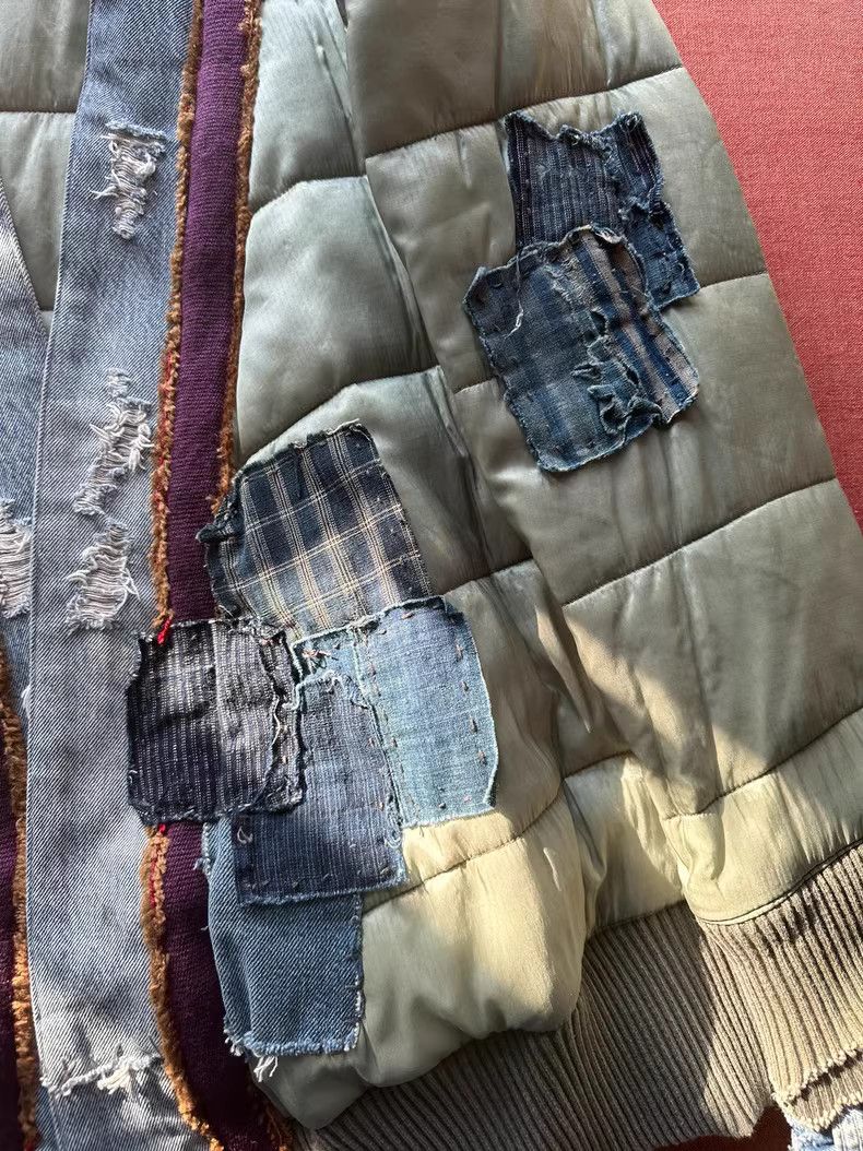 Greg Lauren Greg Lauren Spliced cardigan robe Size US M / EU 48-50 / 2 - 2 Thumbnail