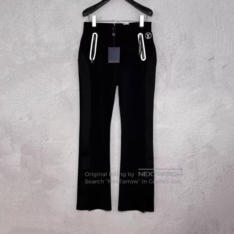 Louis Vuitton Louis Vuitton SS23 Black Casual Straight-Leg Flares pants Size 39" - 1 Thumbnail