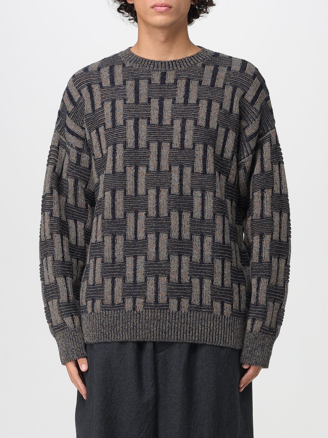 Giorgio Armani Giorgio Armani Sweater Men Blue Size US M / EU 48-50 / 2 - 1 Thumbnail