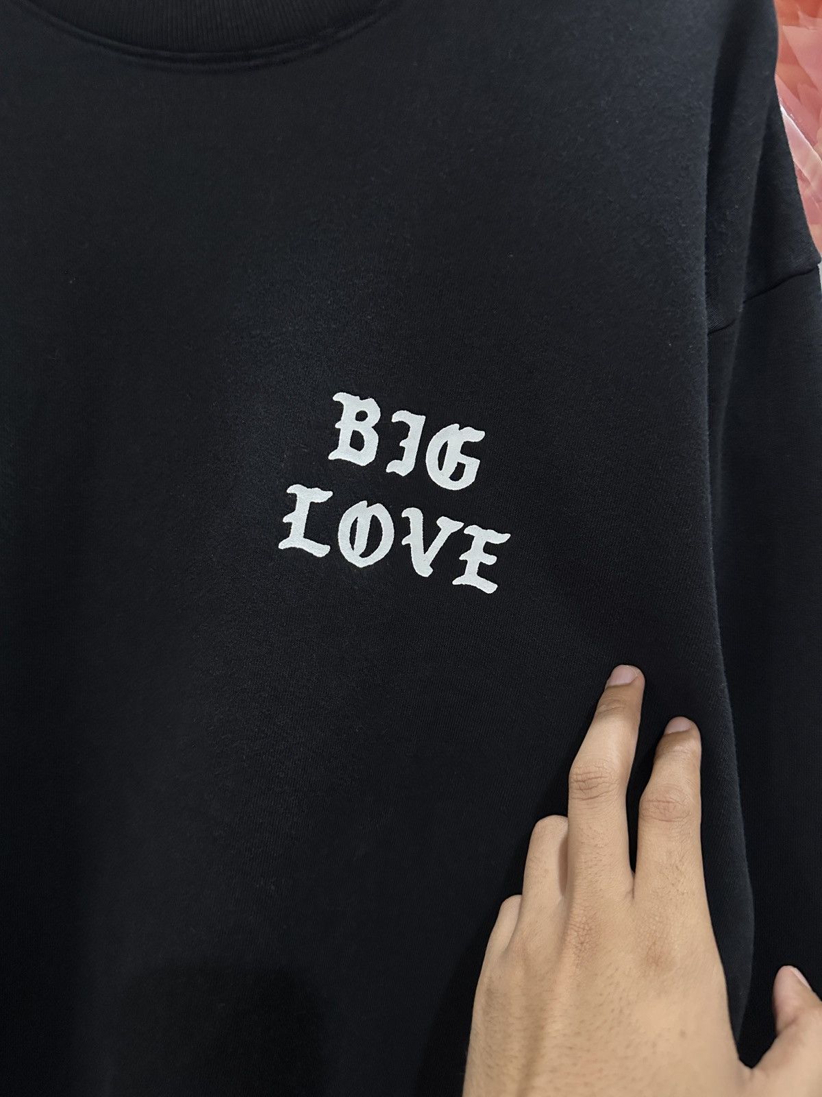 Japanese Brand Big Love Record Logo crewneck "Black" - L Size US L / EU 52-54 / 3 - 4 Thumbnail