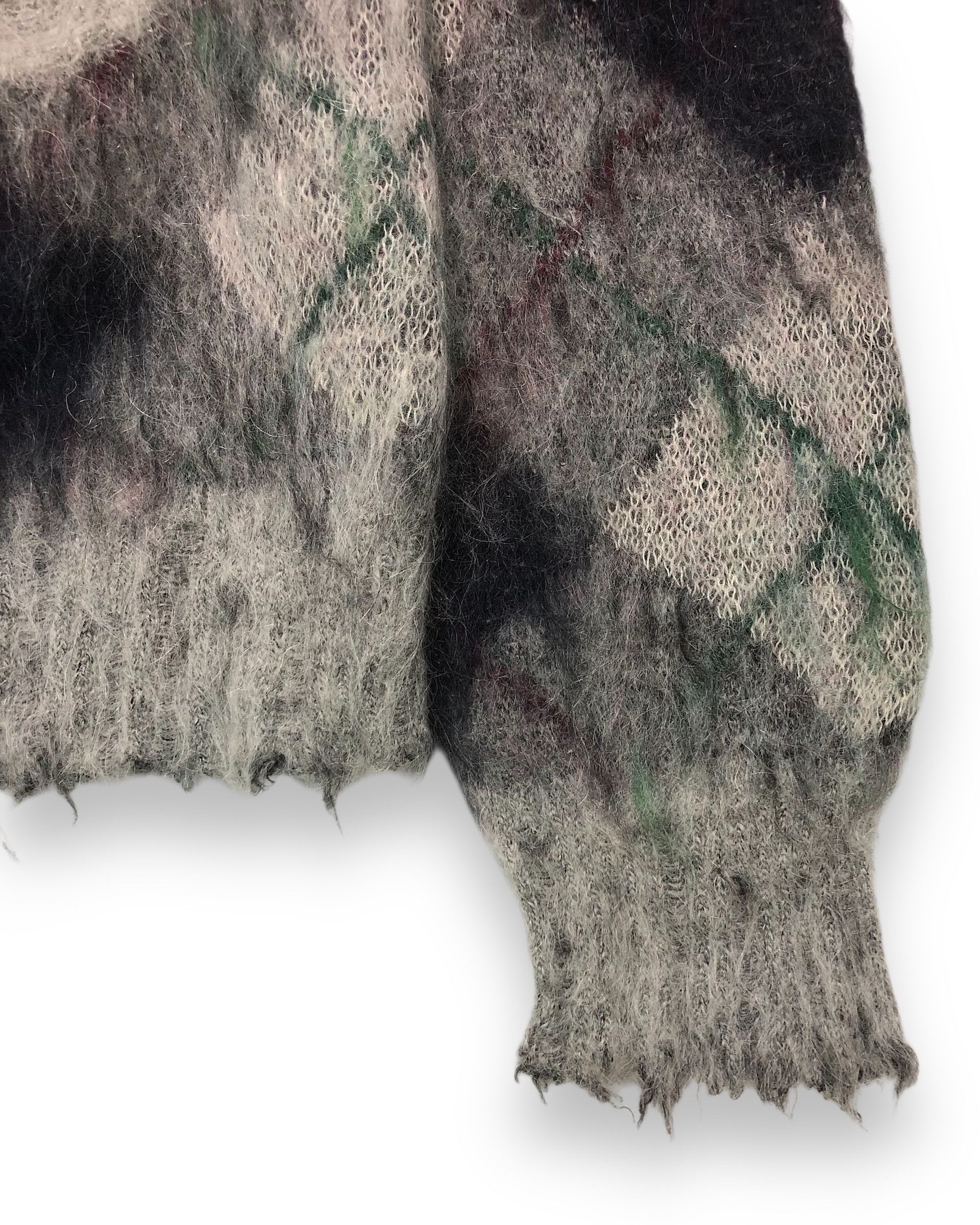 R13 R13 Fluffy Plaid Oversized Distressed Edge Cardigans Size XS / US 0-2 / IT 36-38 - 5 Thumbnail