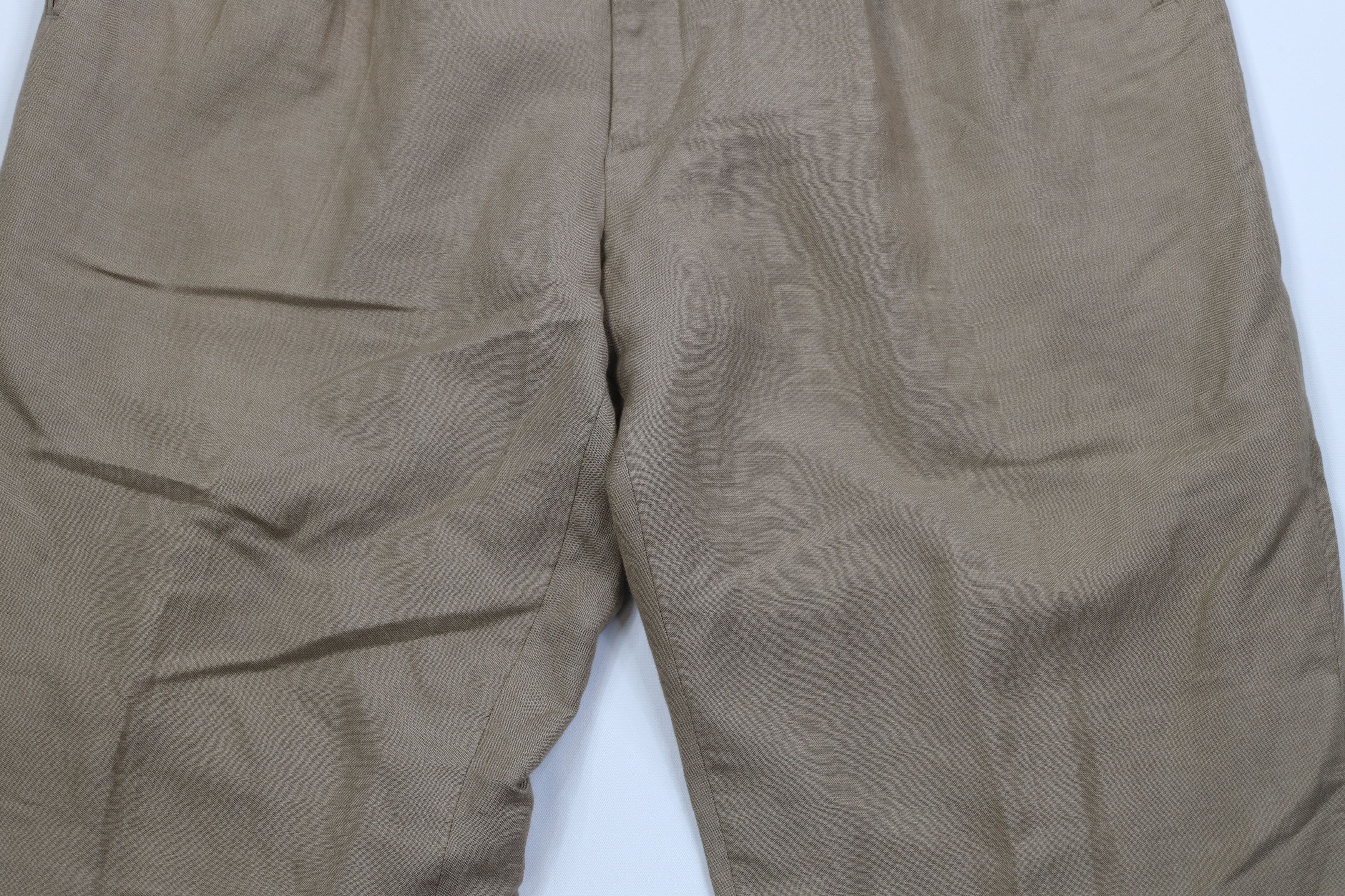 Vintage Vintage 90s Streetwear Linen Blend Wide Leg Chino Pants Size US 38 / EU 54 - 3 Thumbnail