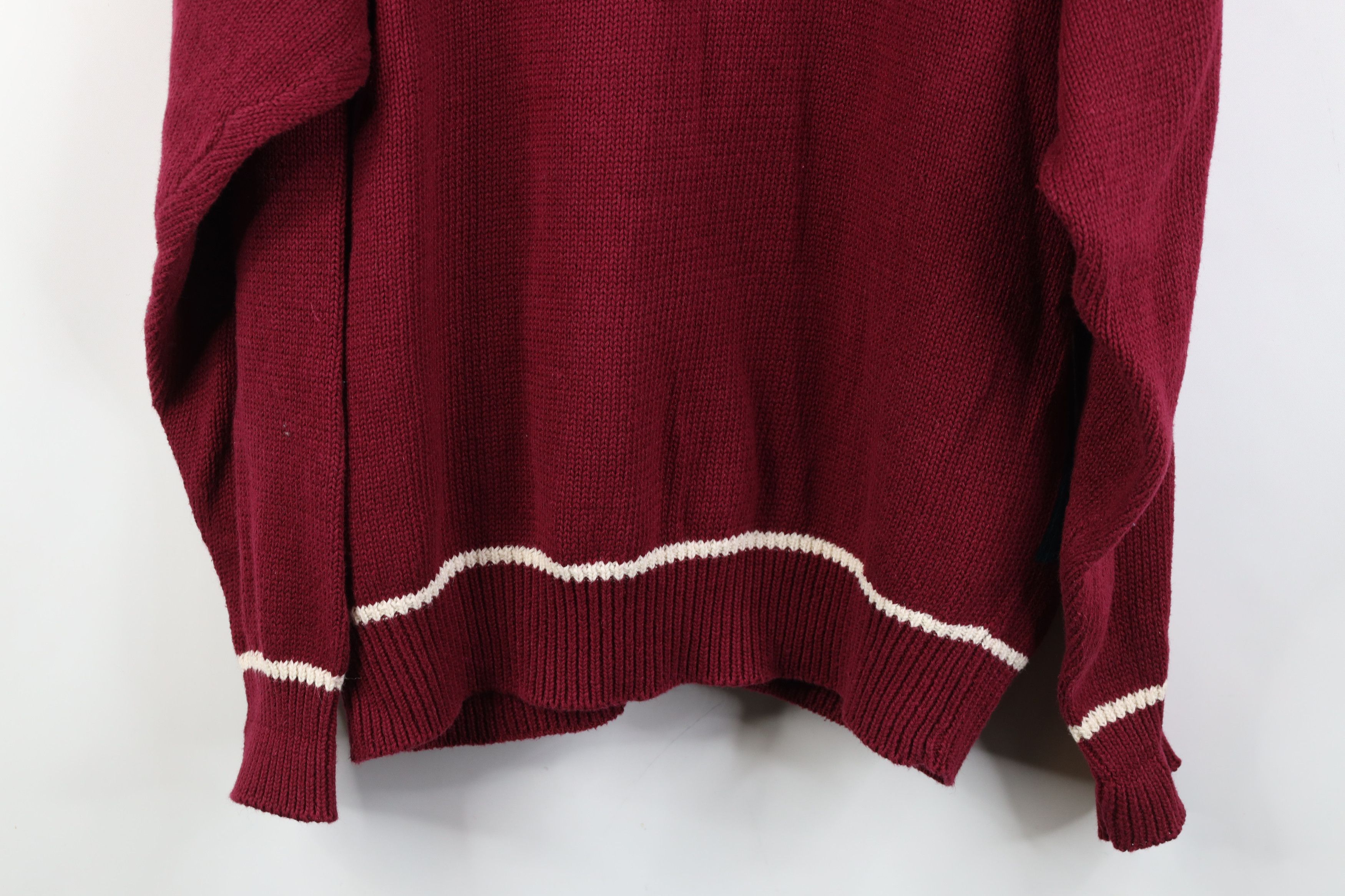 Vintage Vintage 90s Streetwear All Over Print Knit Cardigan Sweater Size US L / EU 52-54 / 3 - 14 Thumbnail