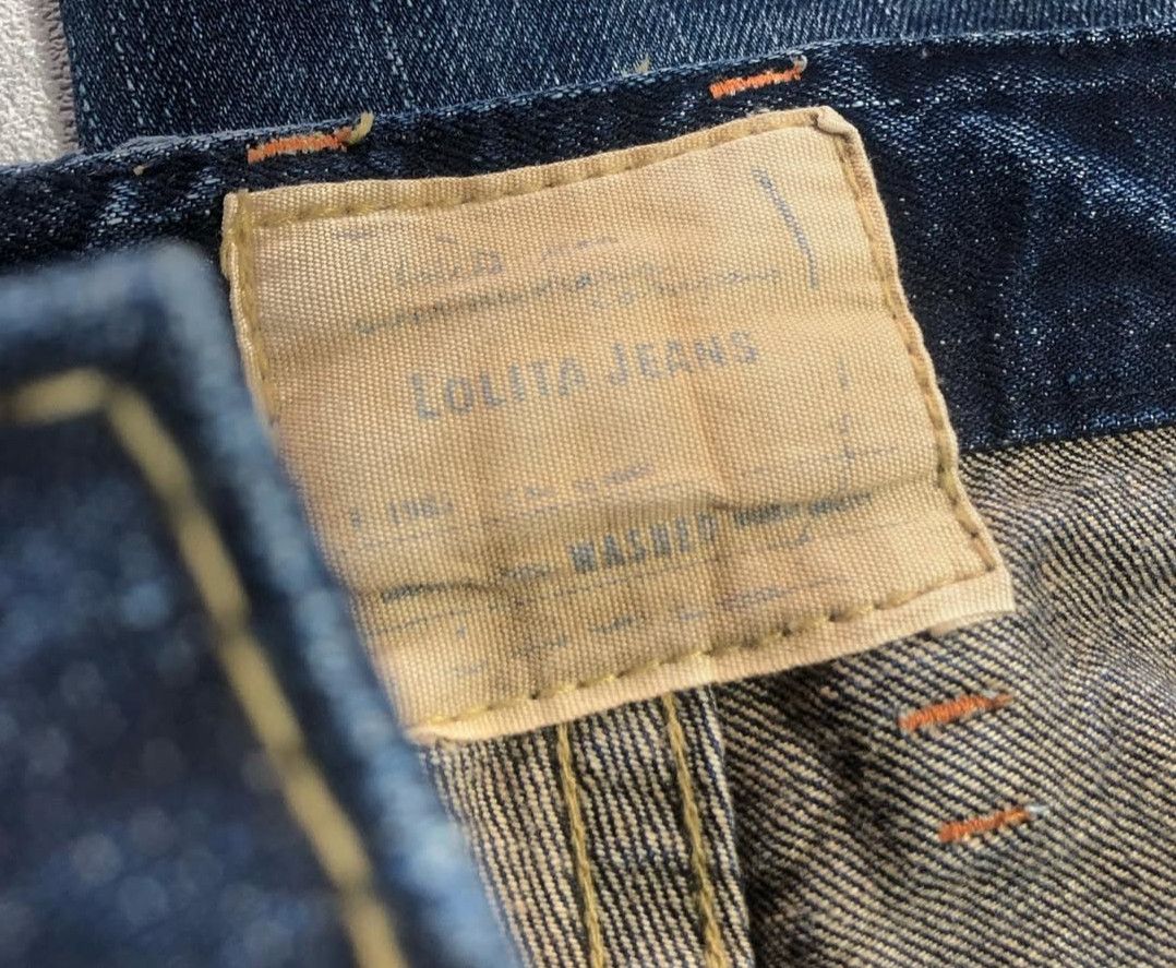 If Six Was Nine Lolita Jeans Yoshitomo Nara Japanese lowrise denim Size US 32 / EU 48 - 4 Thumbnail