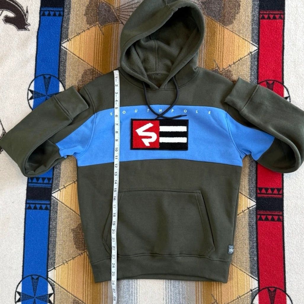 Southpole VINTAGE Southpole Hoodie Sweatshirt M Green Embroidered Grunge Y2K Skate Size US M / EU 48-50 / 2 - 7 Thumbnail