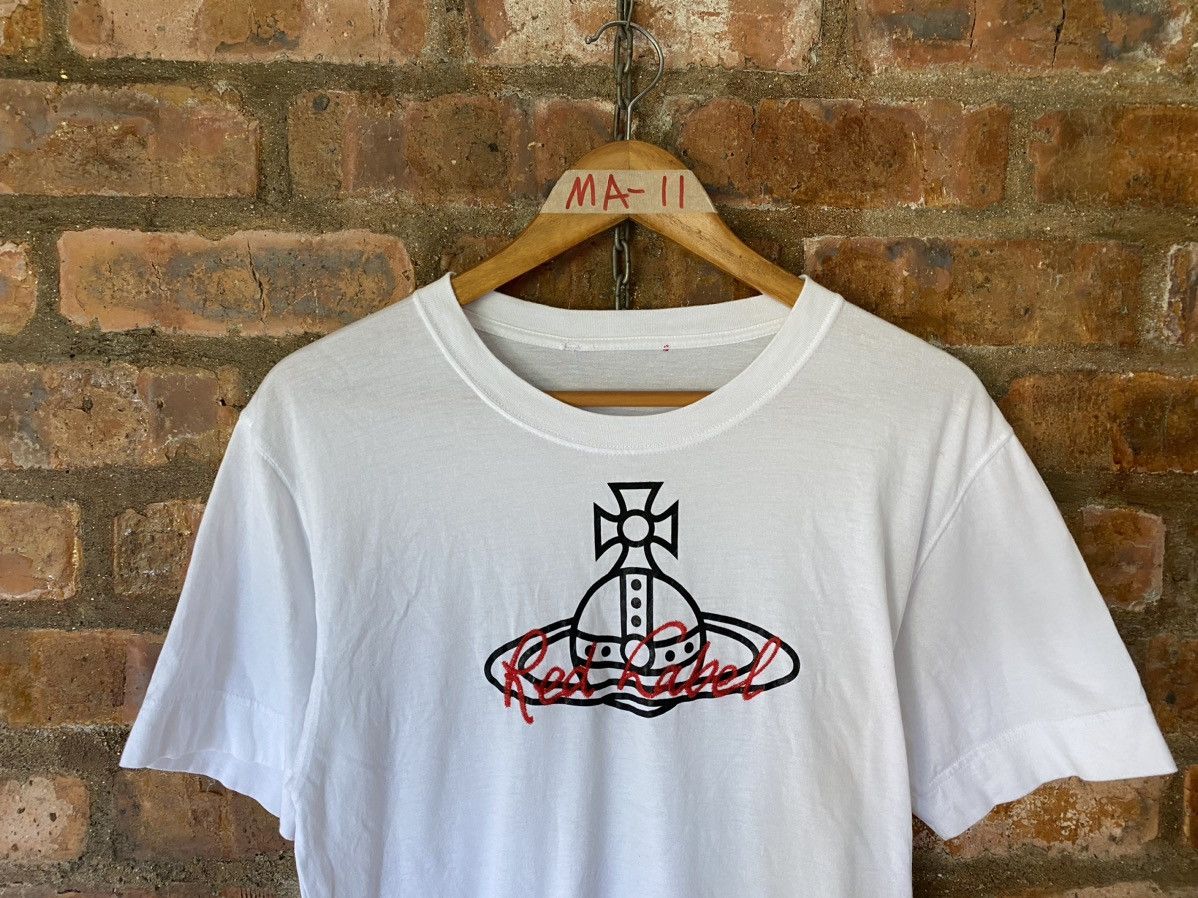 Vivienne Westwood 2000s Red Label Japan Orb Logo tee Size US M / EU 48-50 / 2 - 3 Thumbnail