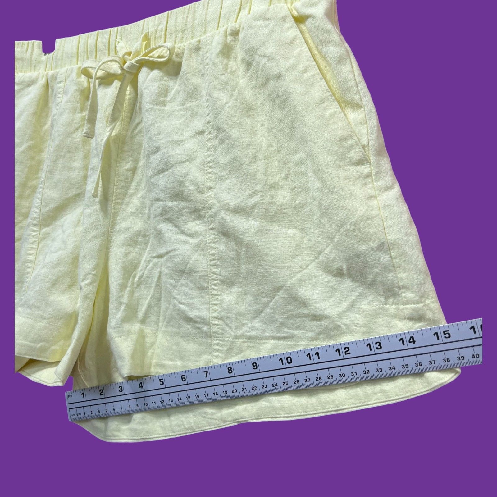 Other Universal Thread - Women's High Rise Pull-On Shorts Pockets Size 34" / US 12 / IT 48 - 6 Thumbnail