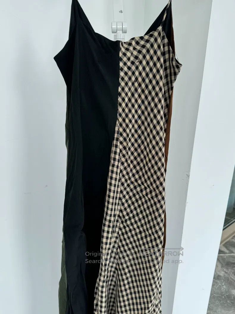 Song For The Mute Song For The Mute Silk camisole long dress with pieced des Size XS / US 0-2 / IT 36-38 - 6 Thumbnail