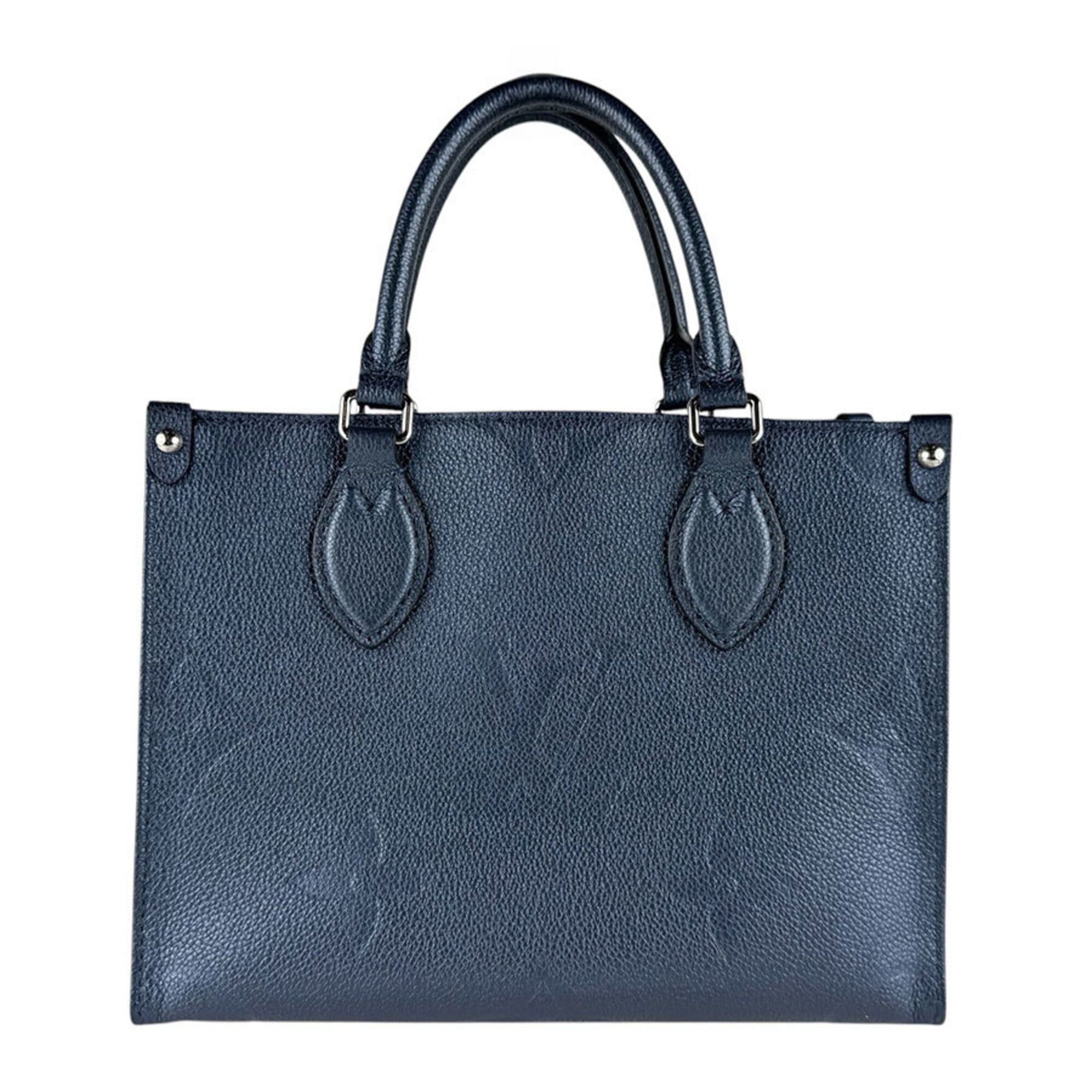 Louis Vuitton Louis Vuitton Handbag Shoulder Bag Monogram Empreinte OnTheGo PM Metallic Blue Women's M58956 z9673 Size ONE SIZE - 1 Thumbnail