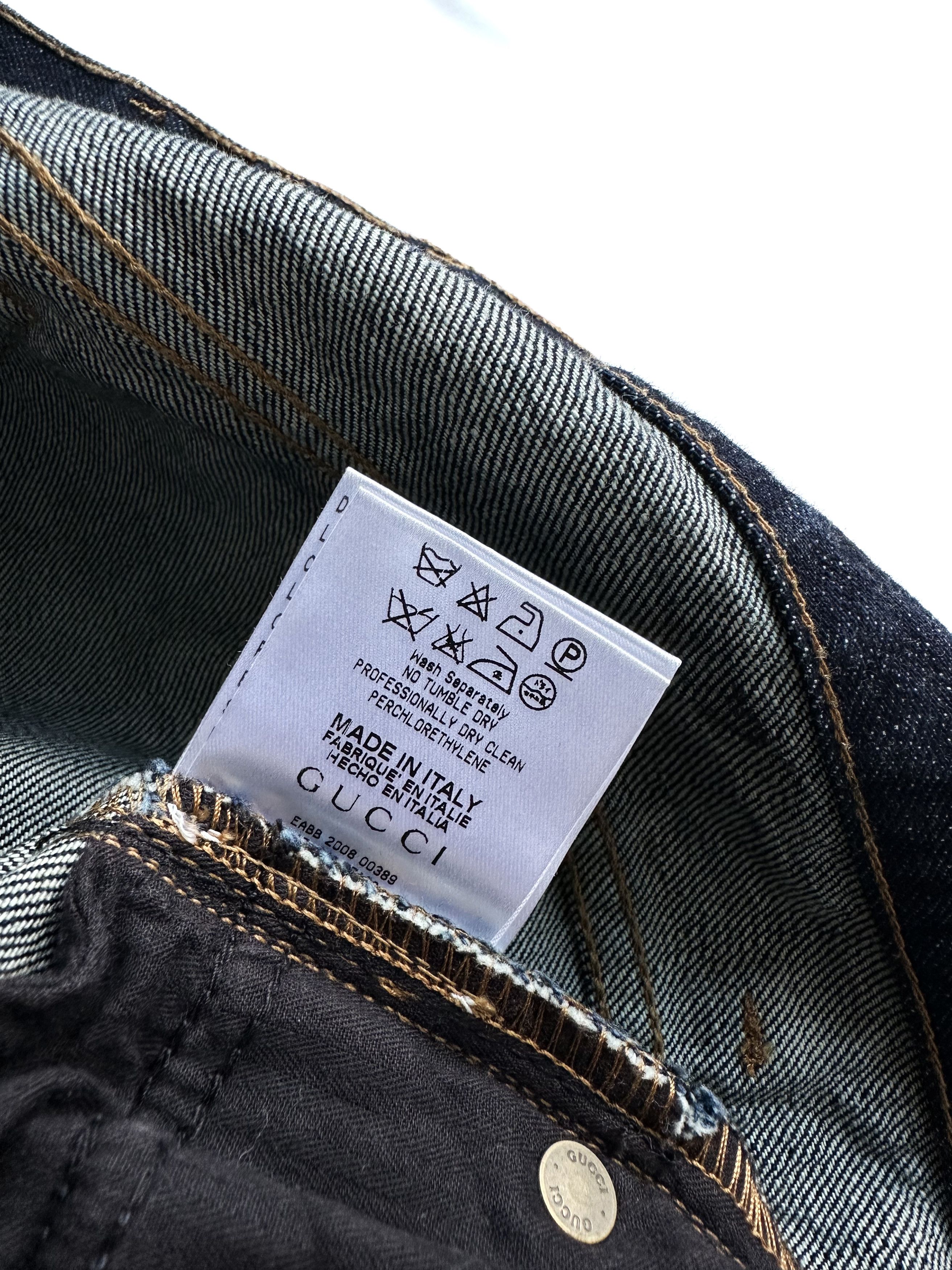 Gucci Gucci dark navy soft denim jeans Size US 38 / EU 54 - 9 Thumbnail