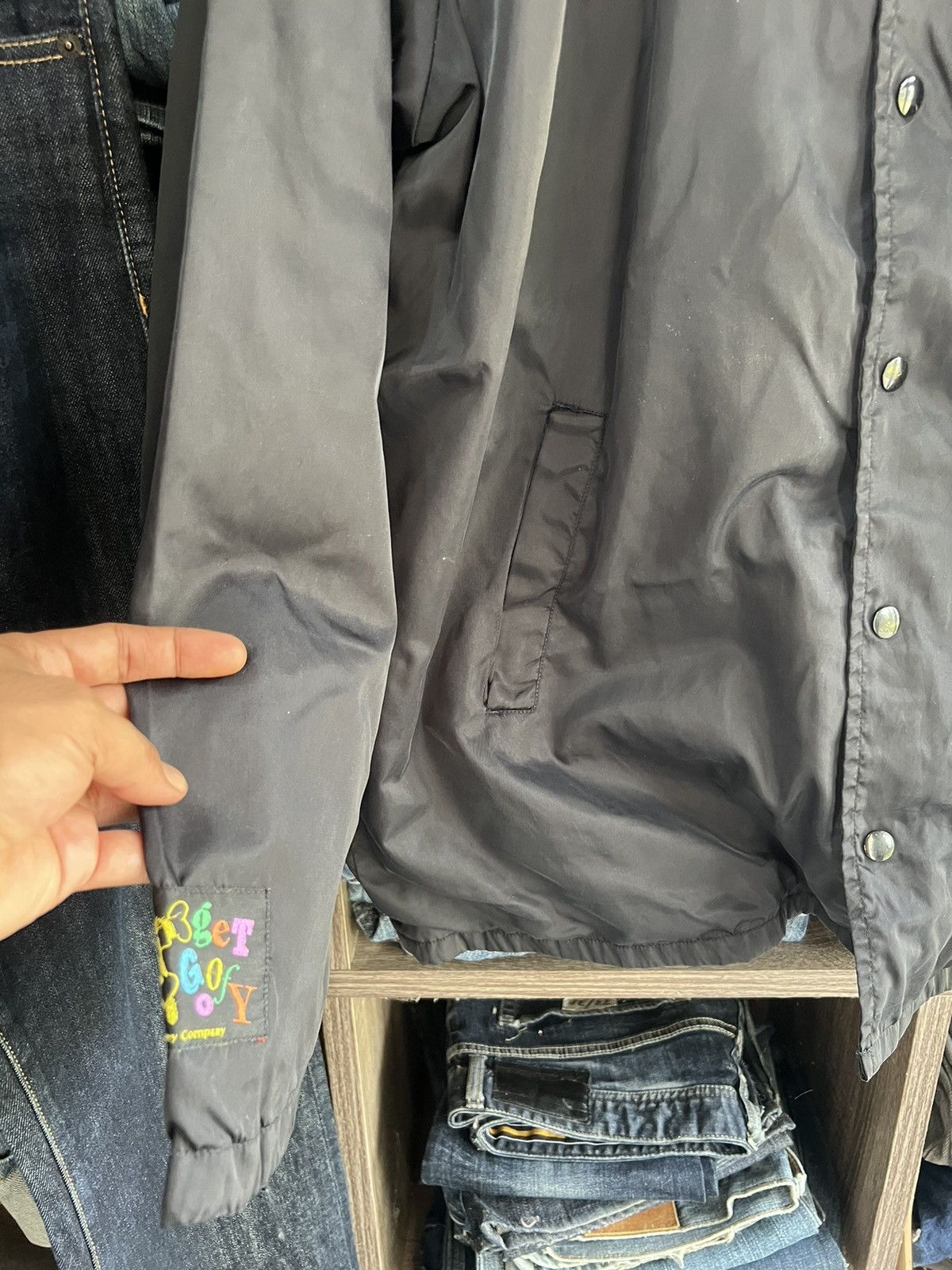 Cartoon Network 🔥Vintage Goofy Inspired Wu Tang Button Jacket Size US XL / EU 56 / 4 - 6 Thumbnail