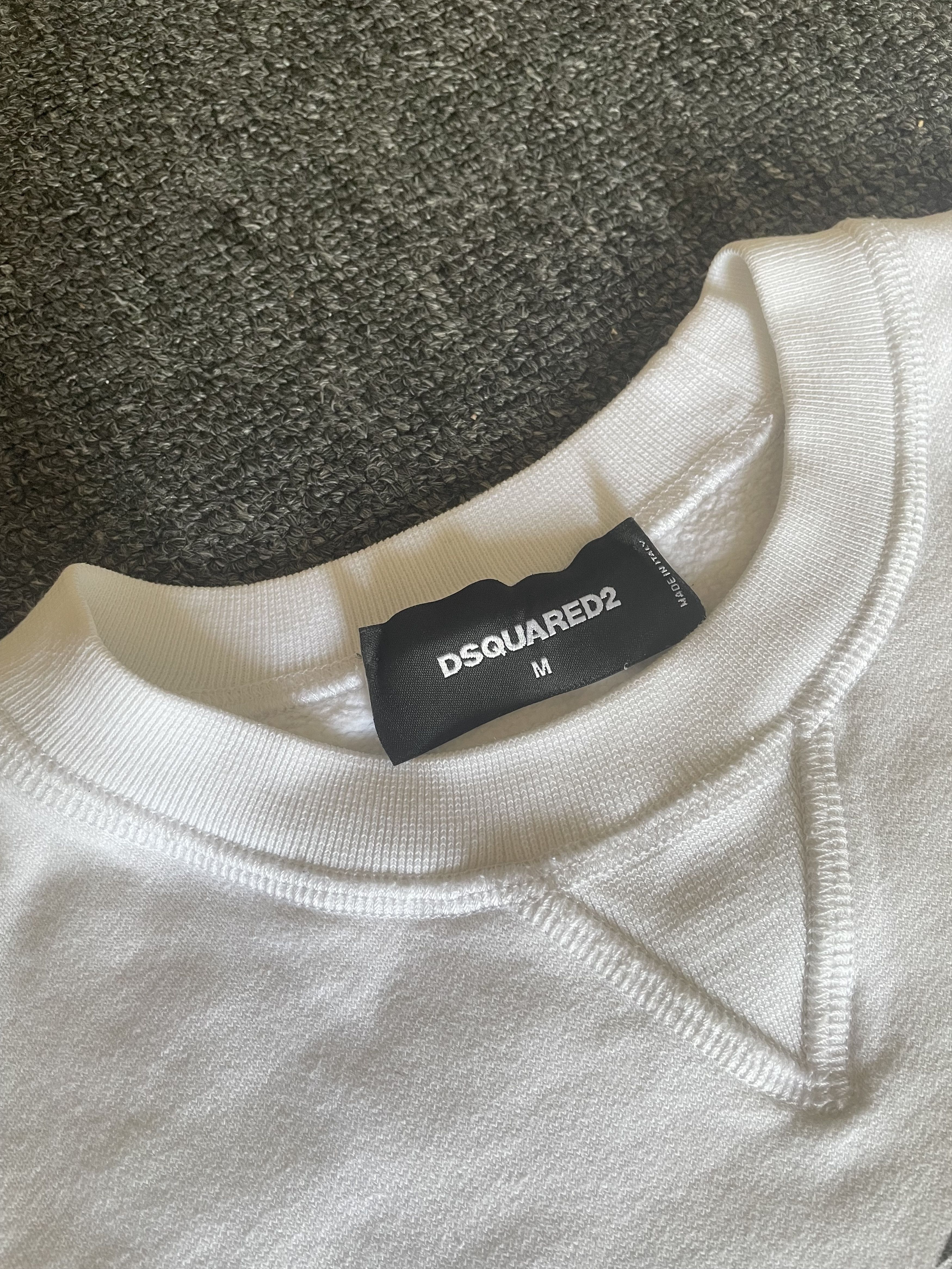 Dsquared2 DSQUARED2 Bruce Lee white sweater, size M Size US M / EU 48-50 / 2 - 5 Thumbnail