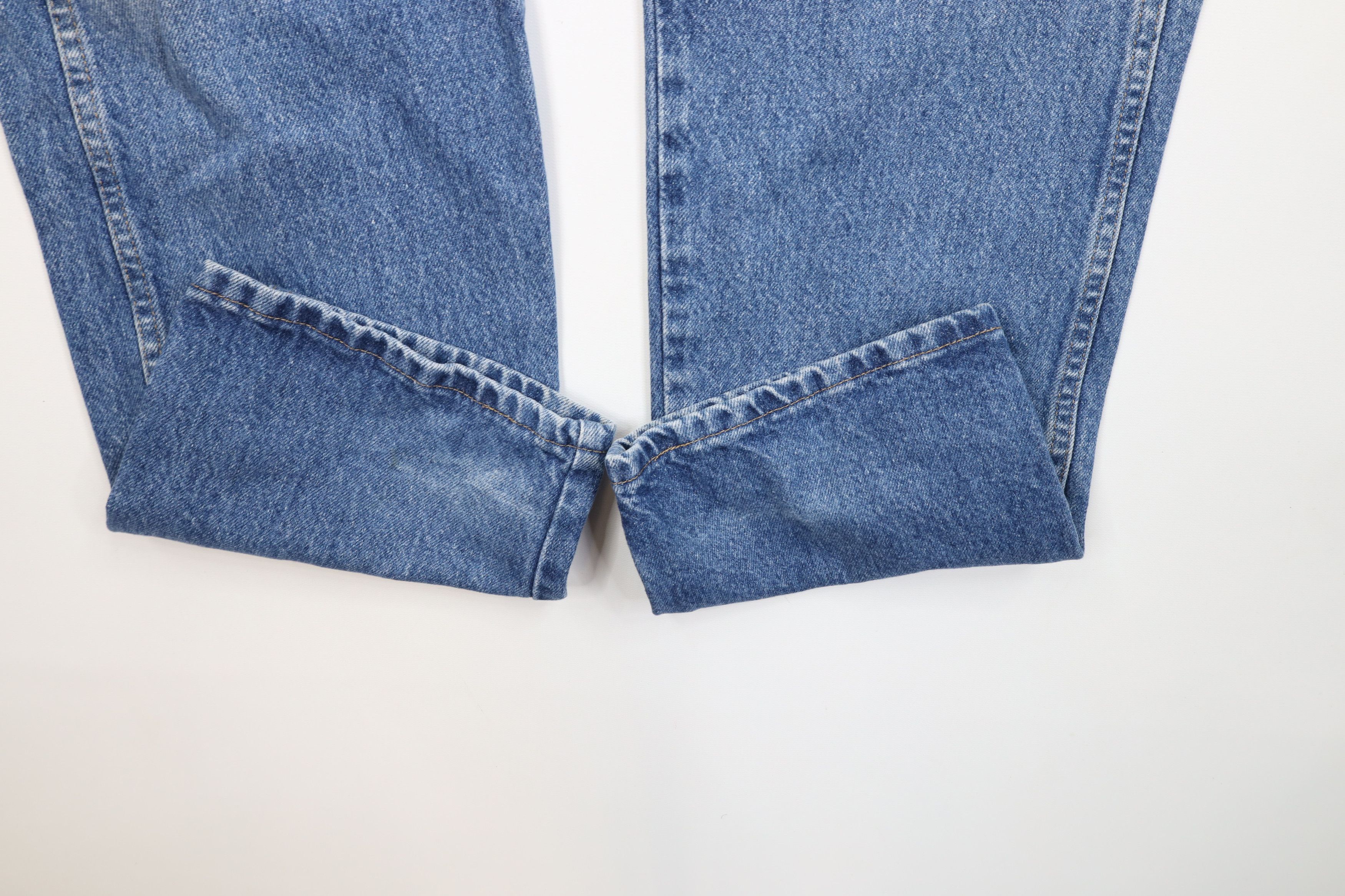Cabelas Vintage Cabelas Faded Straight Leg Denim Jeans Blue Cotton Size 38" / US 16 / IT 52 - 5 Thumbnail
