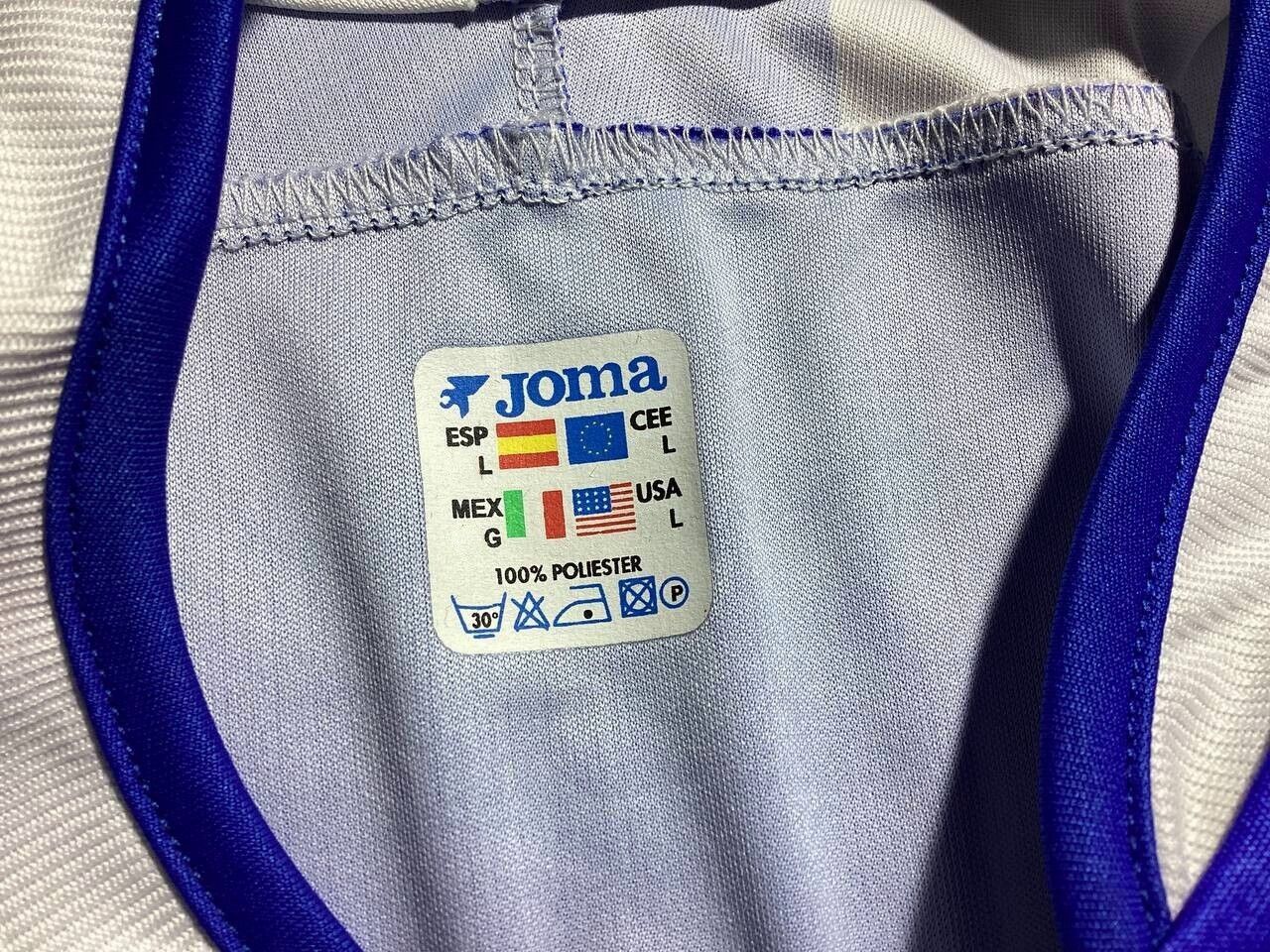 Joma Deportivo LA Coruna Spain 2003 2004 Home Shirt Jersey Size US L / EU 52-54 / 3 - 6 Thumbnail