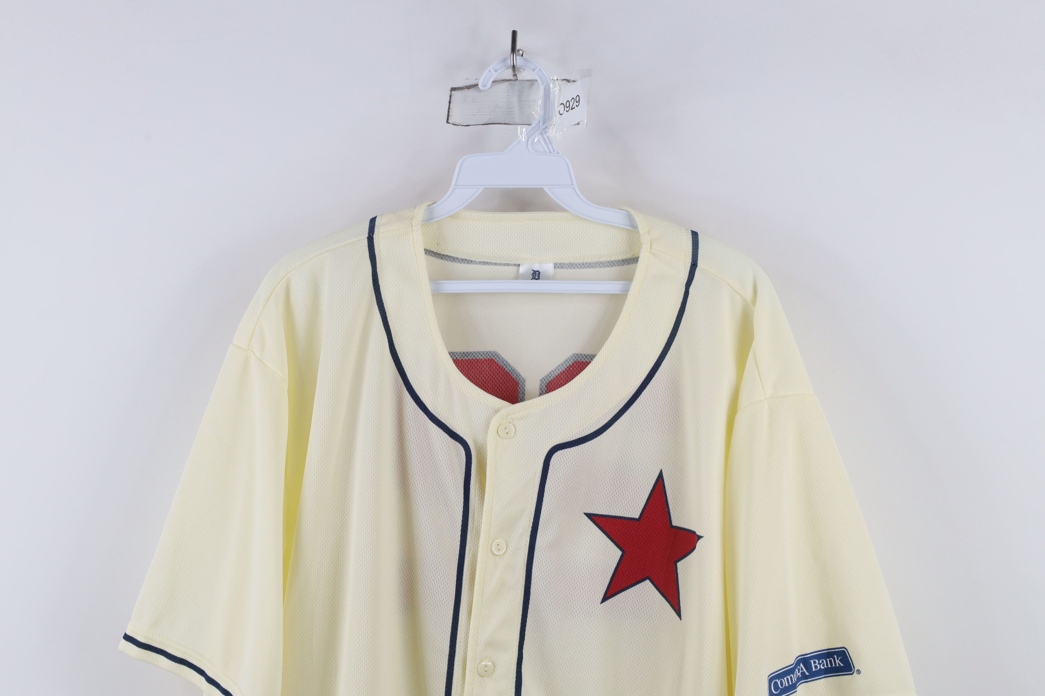 Vintage Vintage Y2K Negro League Detroit Stars Baseball Jersey Cream Size US XXL / EU 58 / 5 - 2 Thumbnail