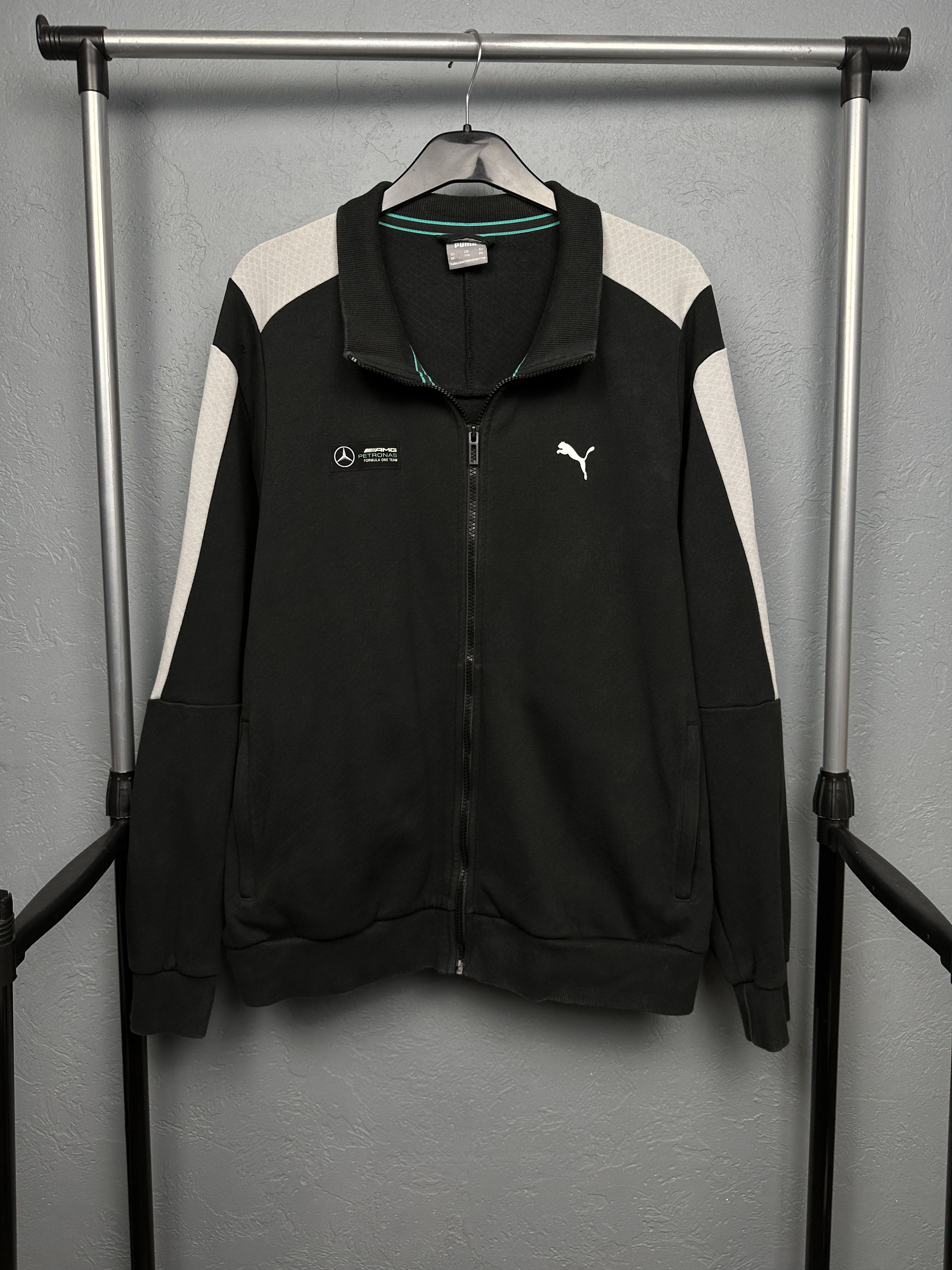 Mercedes-Benz × Puma Puma Mercedes Benz AMG Petronas Mens Zip Sweatshirt Hoodie Size US XXL / EU 58 / 5 - 1 Thumbnail