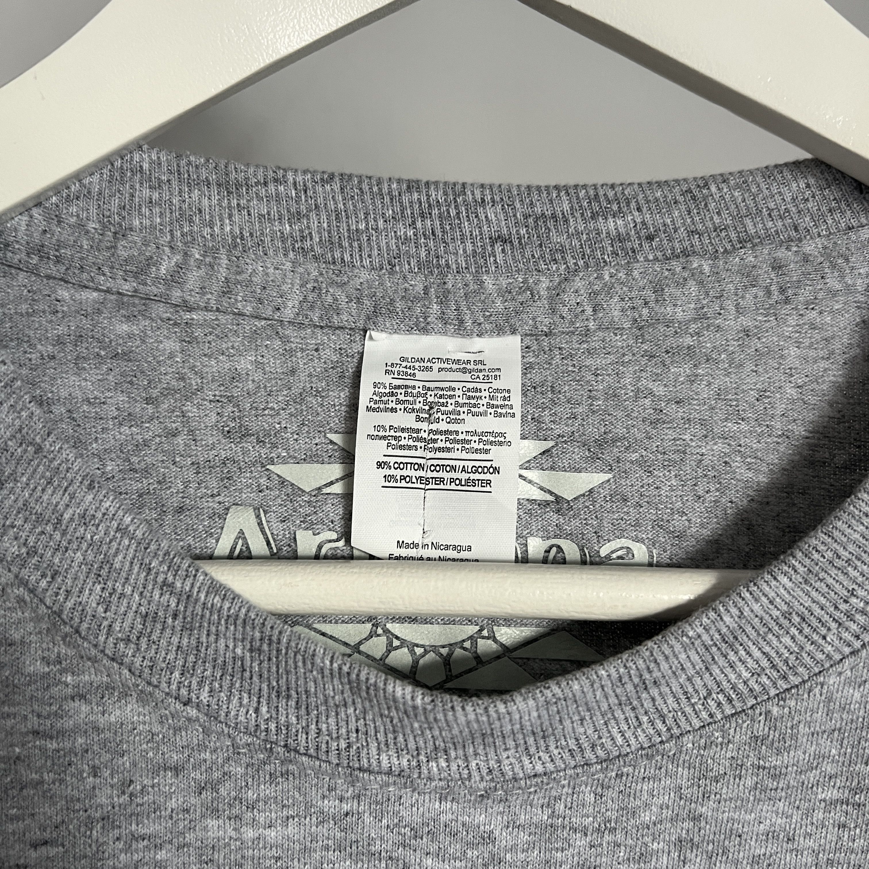 Arizona Jean Co. Men's ARIZONA ICED TEA Gray Long Sleeve Logo Size XL Size US XL / EU 56 / 4 - 7 Thumbnail