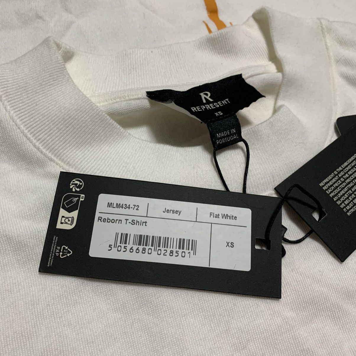 Represent Clo. Represent XS Reborn Flat White Tee Size US XS / EU 42 / 0 - 5 Thumbnail