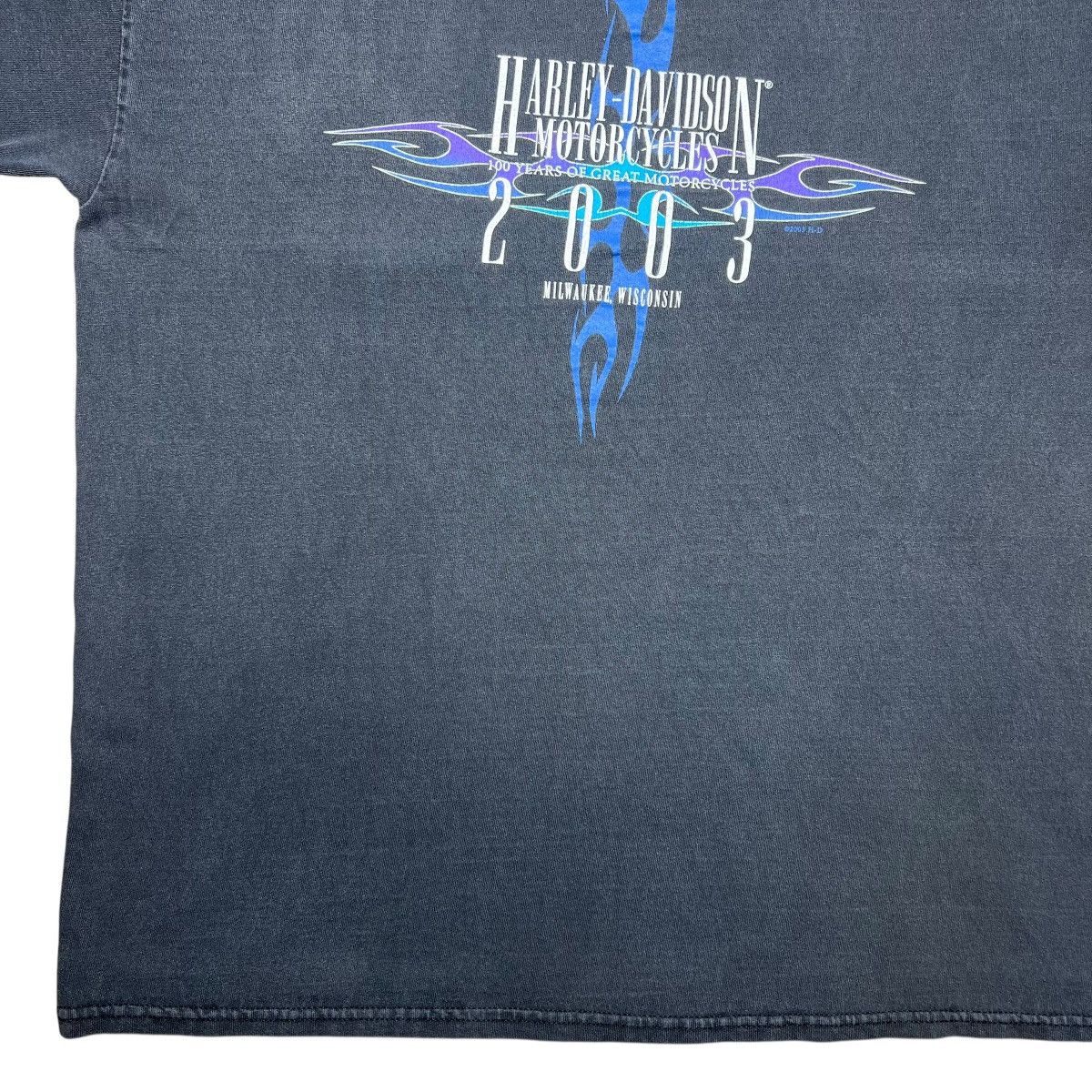 Harley Davidson Harley Davidson Motorcycles 100 Year Anniversary Pocket Tee Size US XL / EU 56 / 4 - 12 Thumbnail