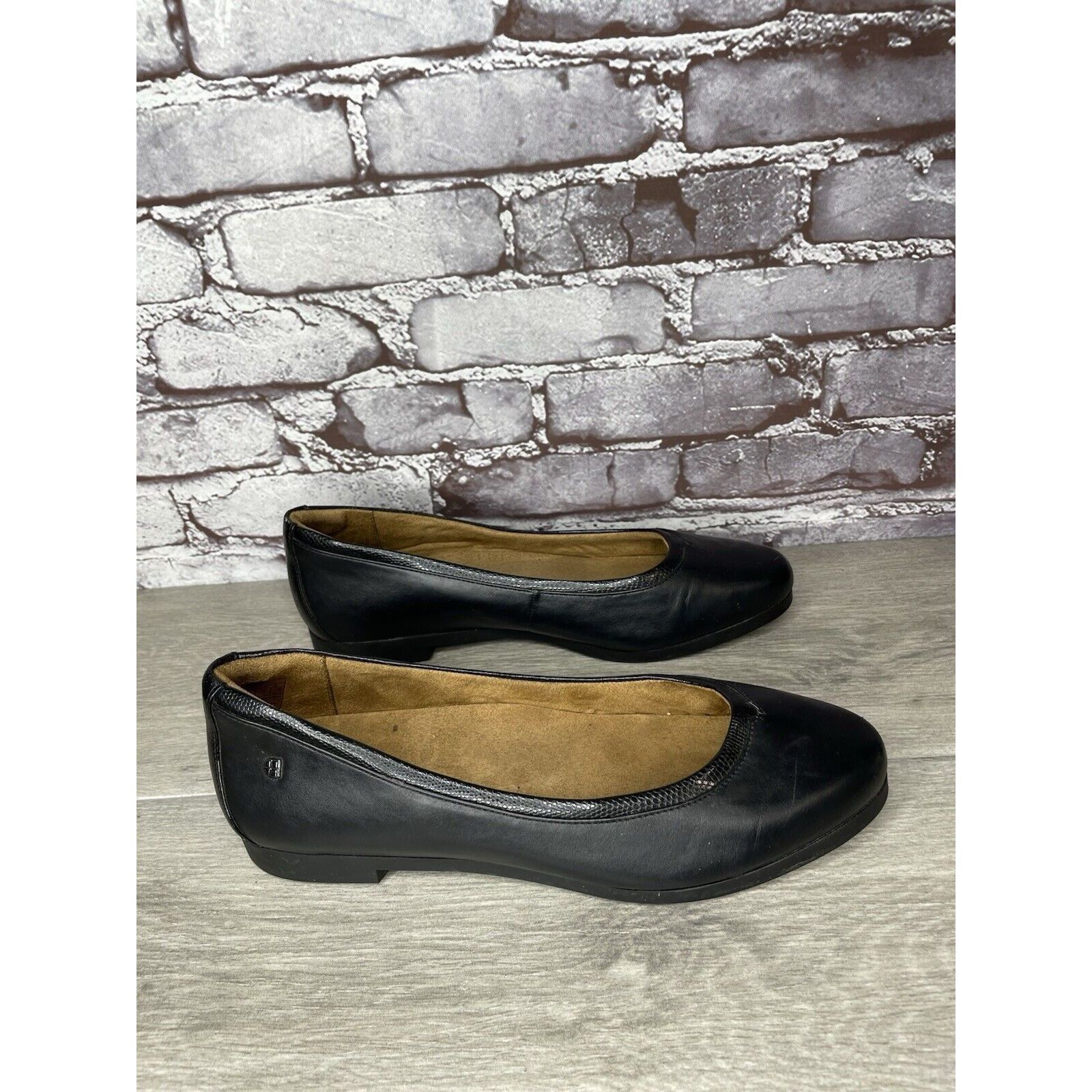 Other Shoes For Crews 55315 Reese Black Leather Work Slip Flats Wo Size US 11 / IT 41 - 14 Thumbnail