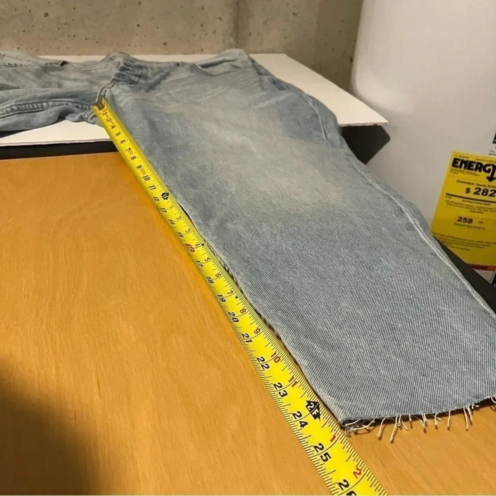 Old Navy Women's NWT Old Navy High-Rise Slouchy Raw Hem Ankle Size 18 Size 40" / US 18 - 6 Thumbnail