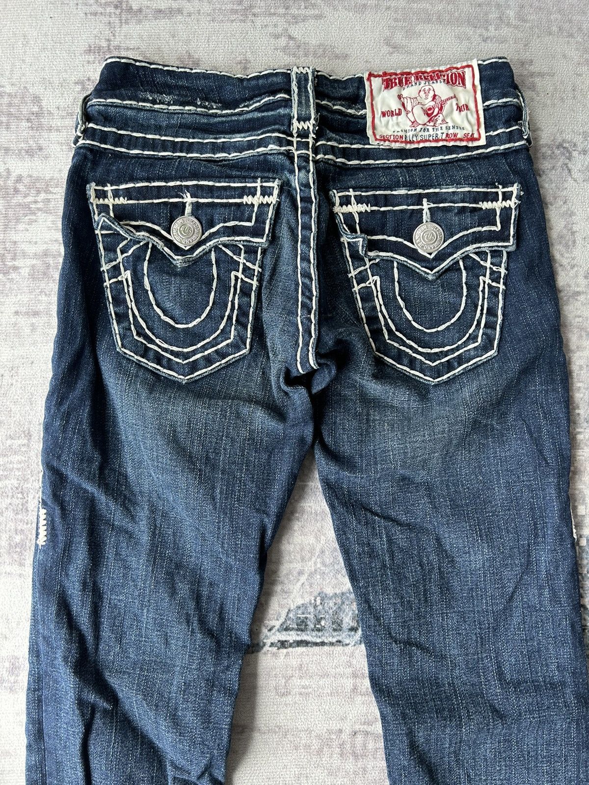 True Religion True Religion Thick Thread Jeans Size 26" / US 2 / IT 38 - 10 Thumbnail
