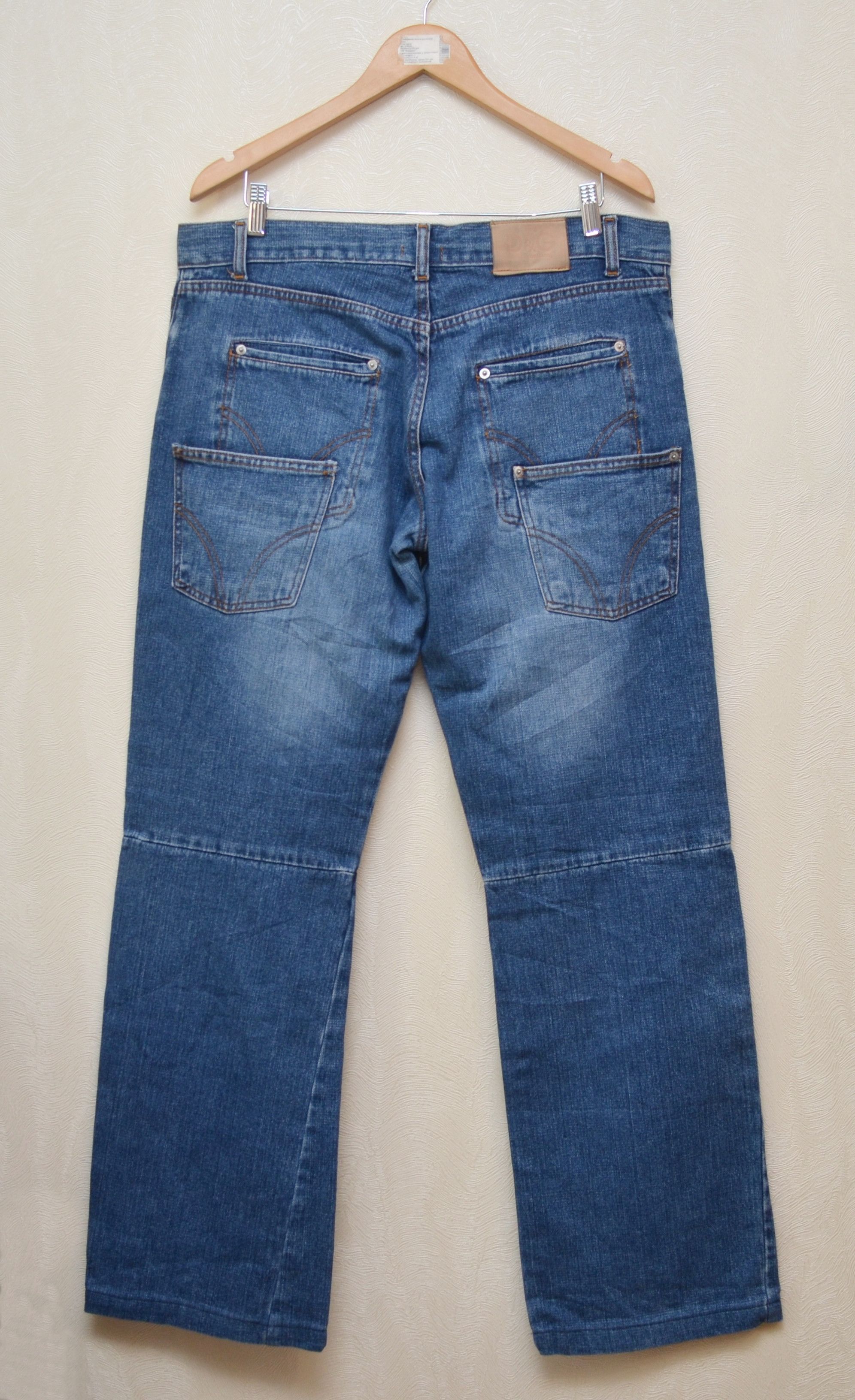 Dolce & Gabbana × Vintage Vintage Dolce & Gabbana Double Pockets Jeans RARE y2k Size US 34 / EU 50 - 1 Thumbnail