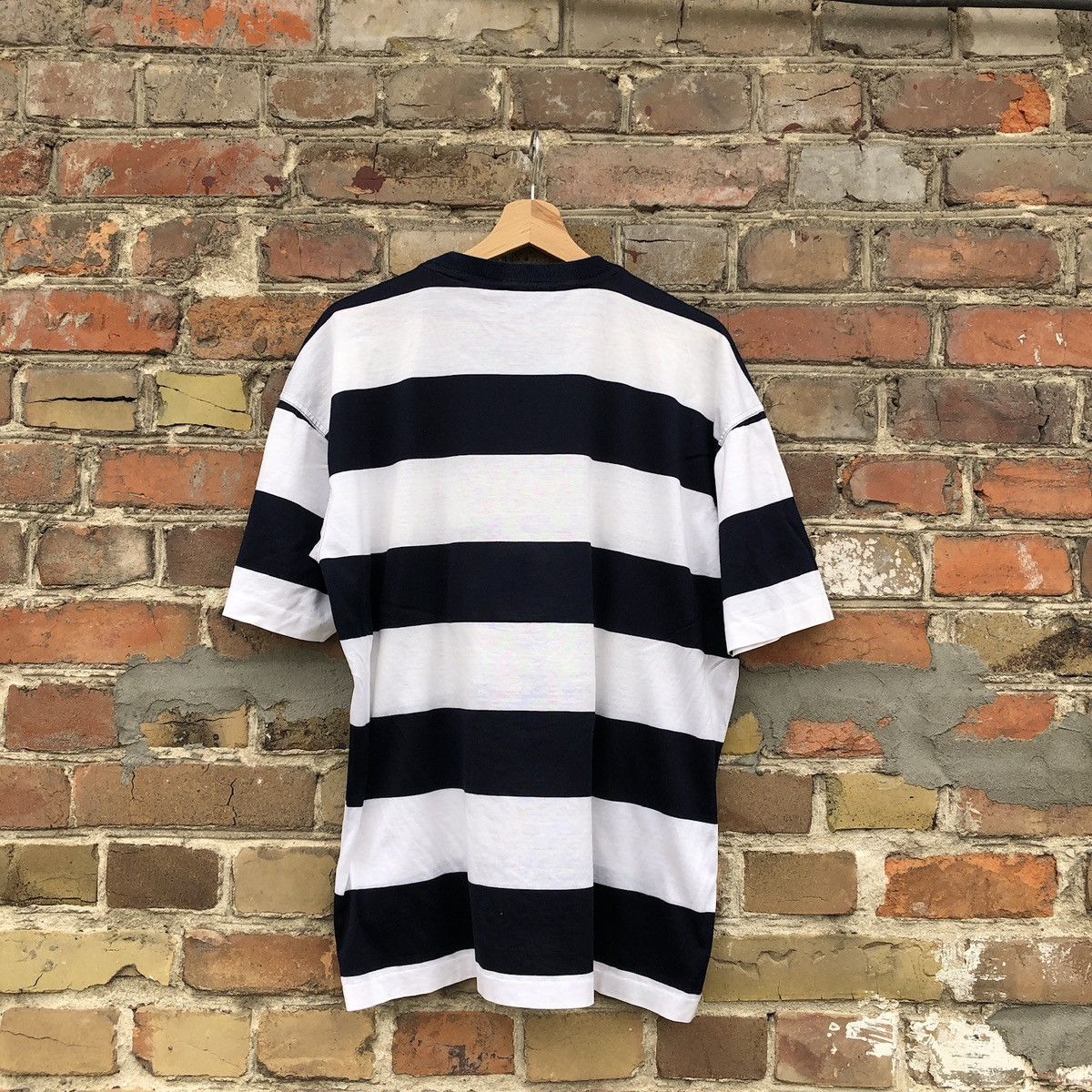 Paul & Shark Vintage Paul & Shark Yacht Club Striped T Shirt Tee Shark Size US XL / EU 56 / 4 - 2 Thumbnail