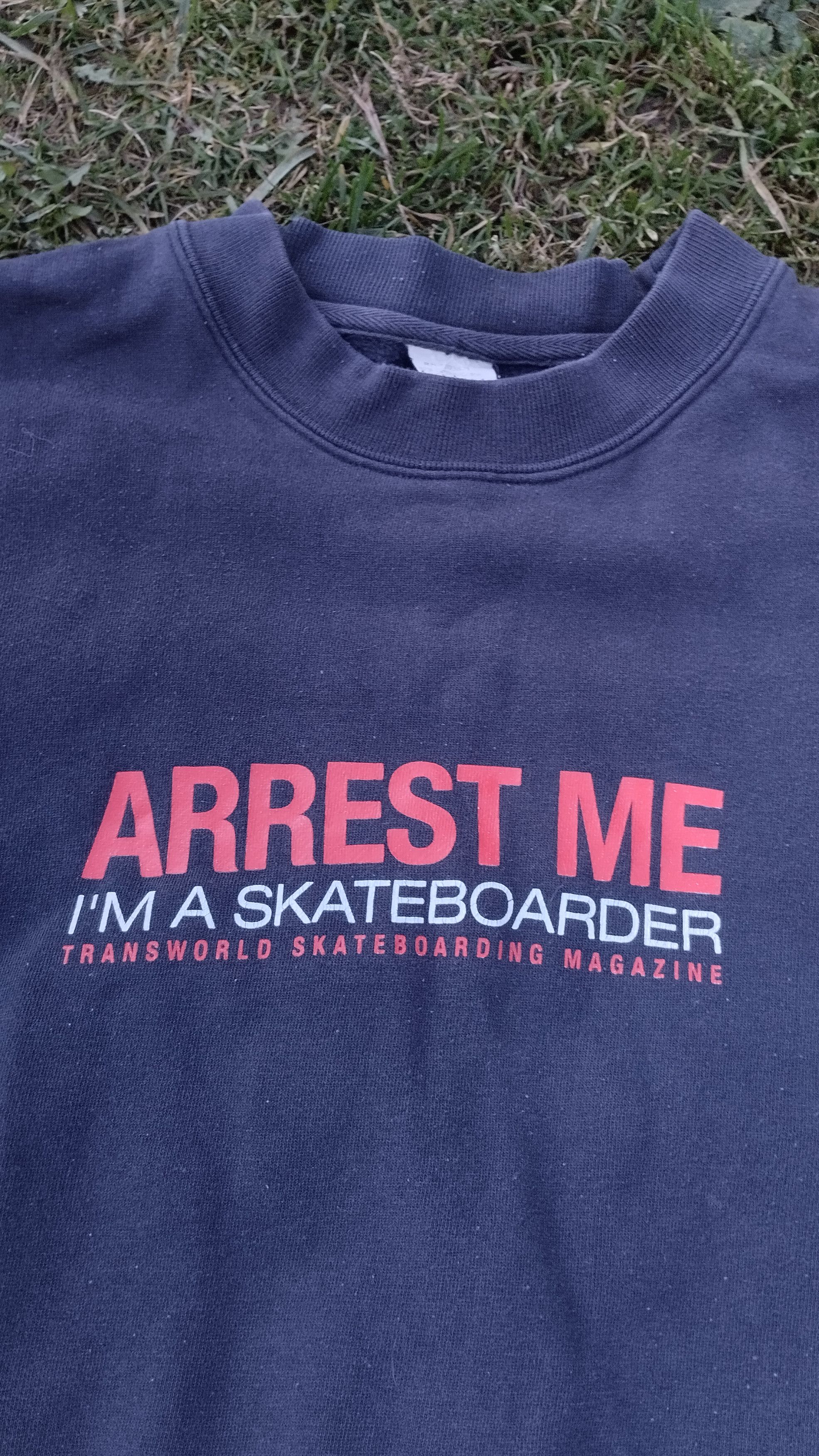 Vintage Y2K Transworld Skateboards Arrest Me I'm A Skateboarder Size US L / EU 52-54 / 3 - 2 Thumbnail