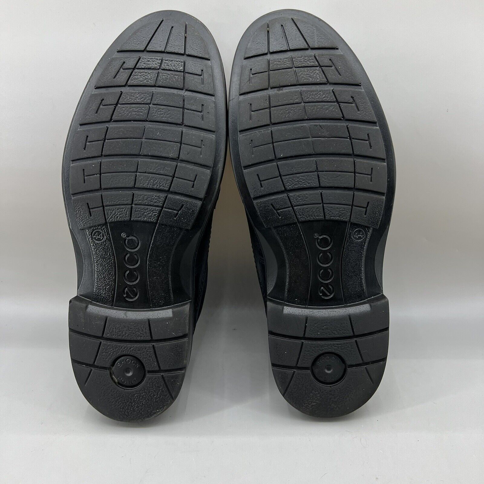 Ecco ECCO Helsinki Men Size 10.5 Shoes Black Leather Slip-On Bike Size US 10.5 / EU 43-44 - 7 Thumbnail