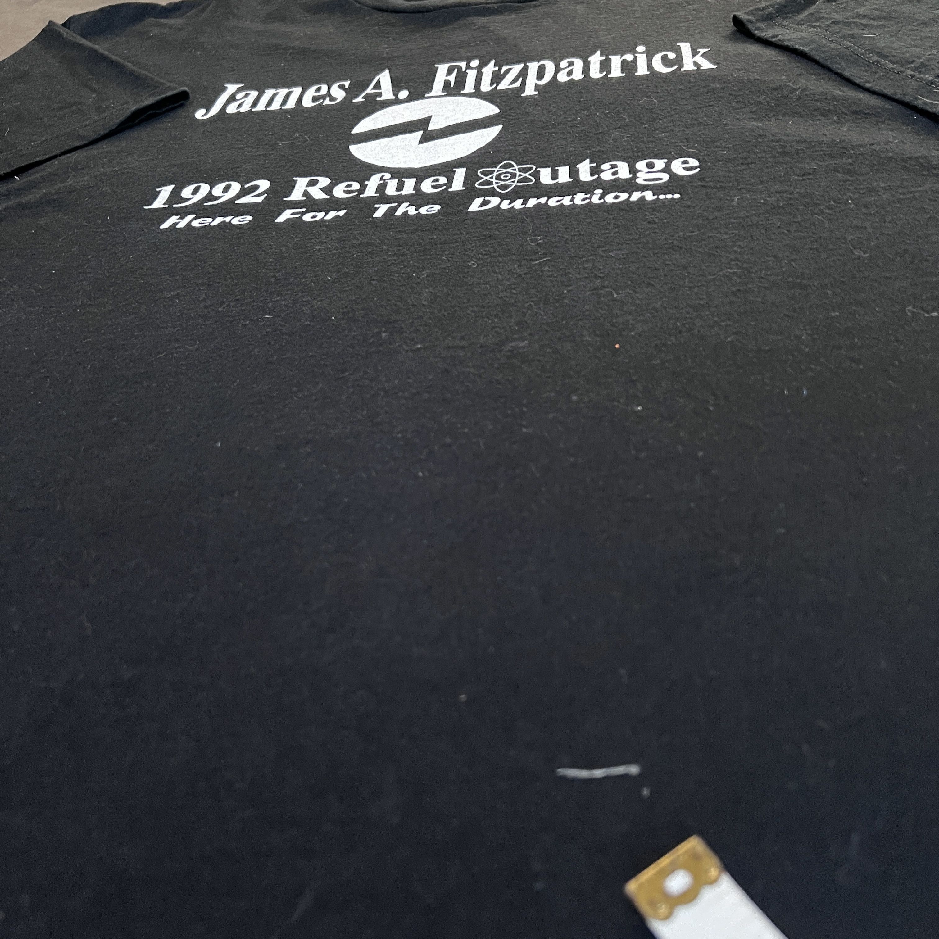 Arts & Science × Vintage Vtg. 90s James A. FitzPatrick Nuclear Power Plant Promo Tee Size US XXL / EU 58 / 5 - 4 Thumbnail