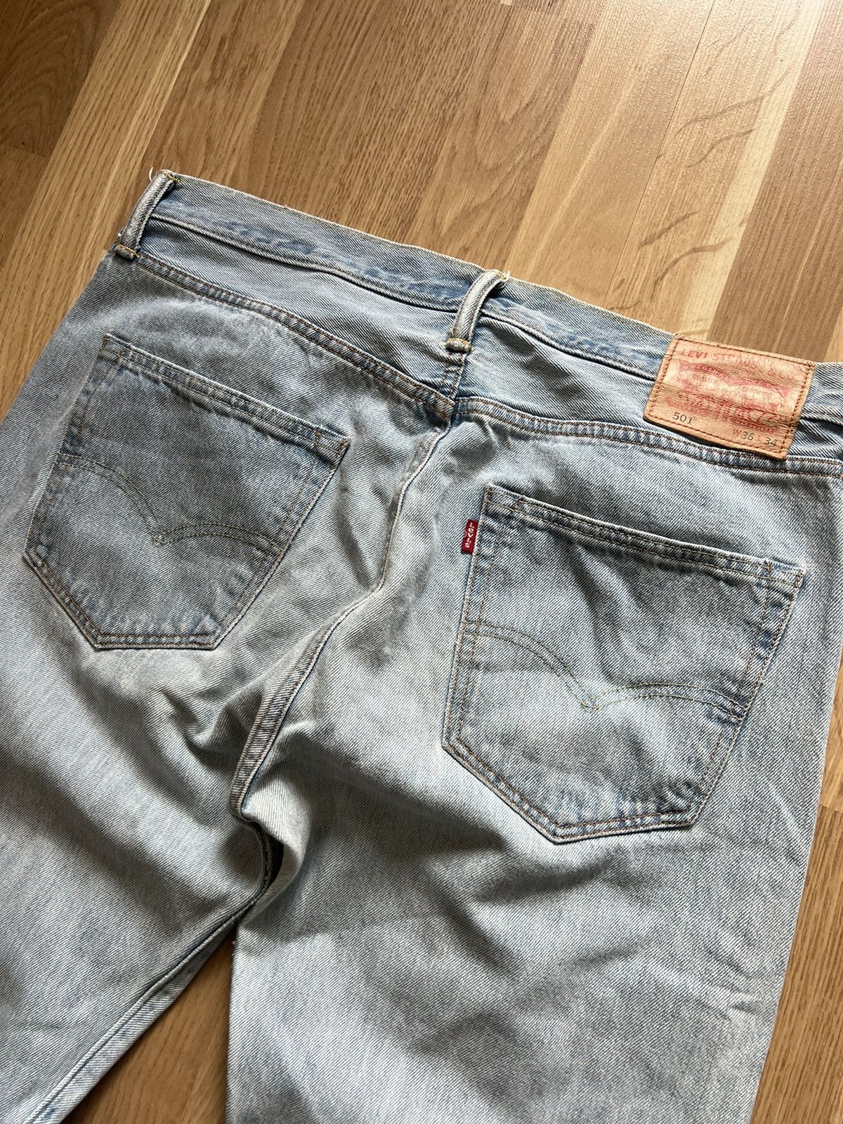 Levi's × Levi's Vintage Clothing × Vintage Levis vintage denim jeans pants 90s blue 501 Size US 36 / EU 52 - 4 Thumbnail