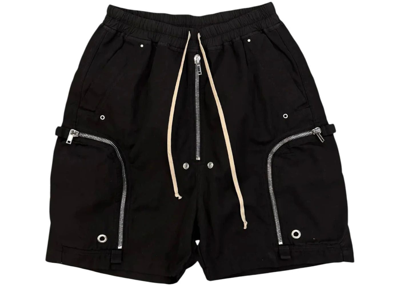 Rick Owens Rick owens wax pods shorts olmar and mirta black | Grailed