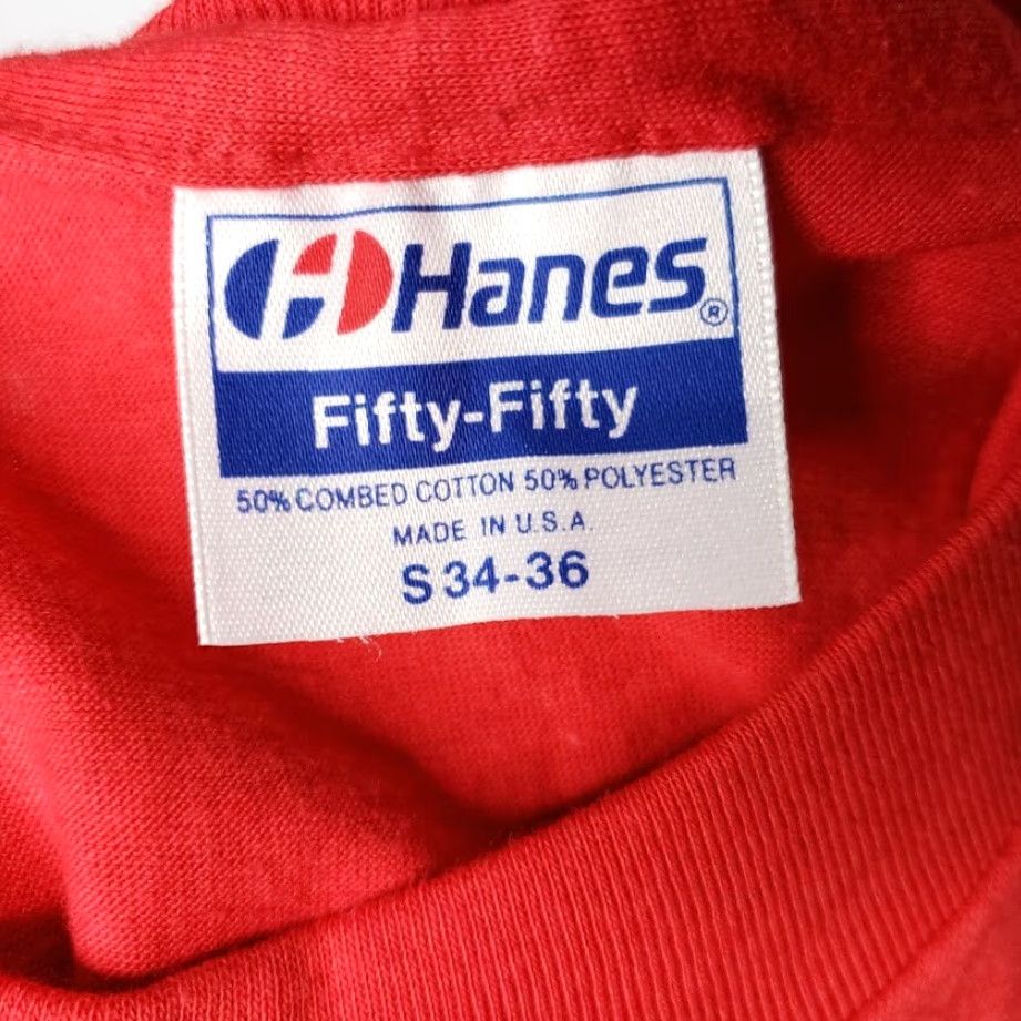 Hanes VINTAGE Mama Lus BBQ T Shirt Mens Size Small Red 80s Ribs 50/50 Made In USA Red Size US S / EU 44-46 / 1 - 5 Thumbnail