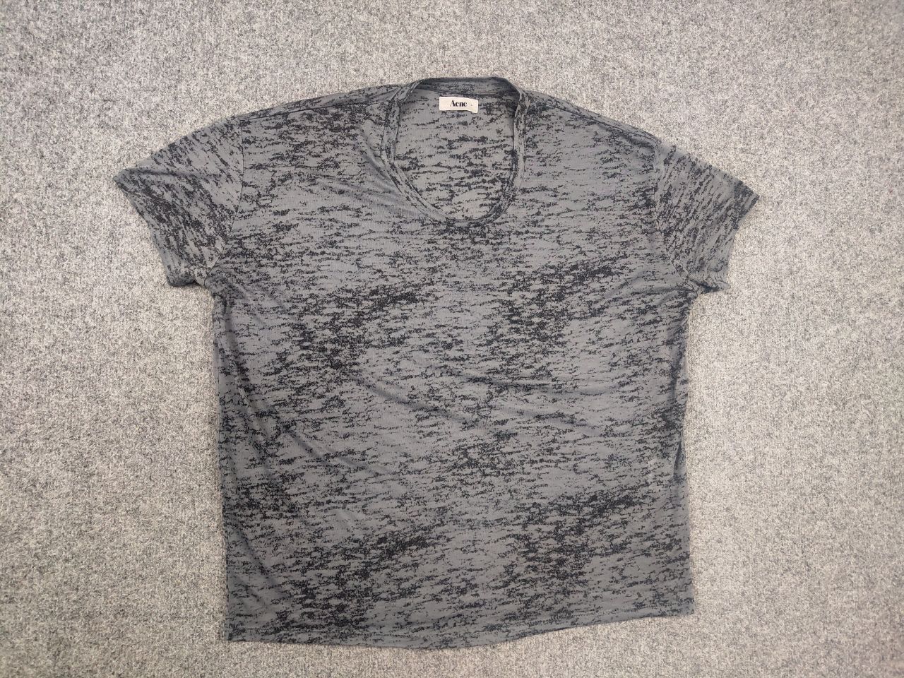 Acne Studios Vintage AW10 Acne Studio Bay Burnout T-shirt graphite Gray Size US L / EU 52-54 / 3 - 6 Thumbnail