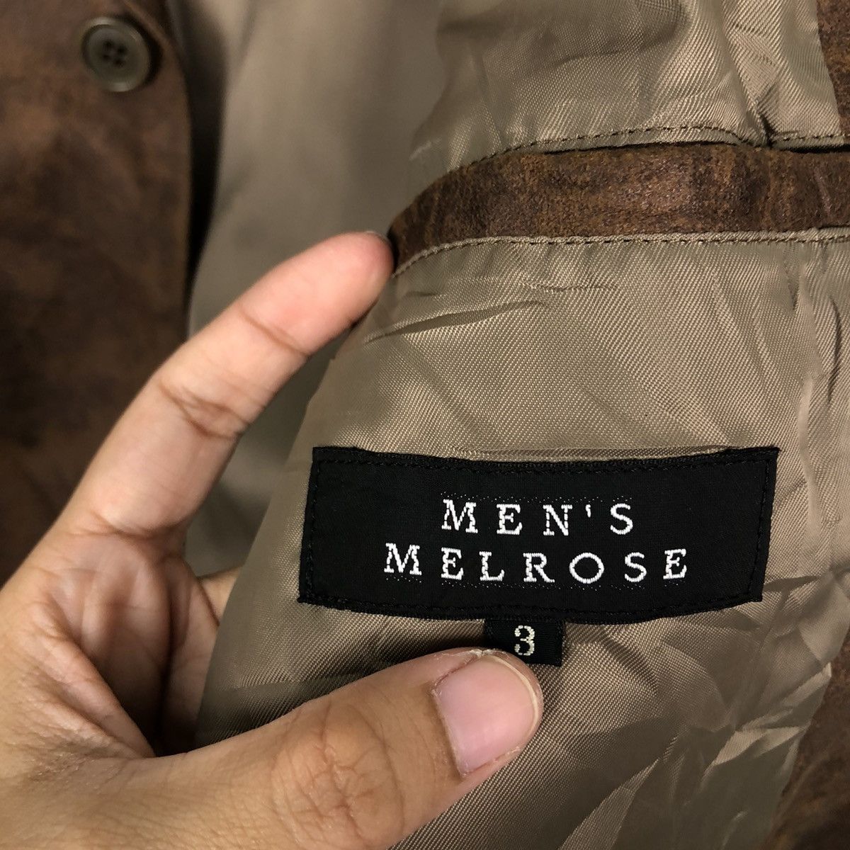 Japanese Brand VINTAGE MOLESKIN JACKET DOUBLE BREAST MEN’S MELROSE Size US M / EU 48-50 / 2 - 12 Thumbnail