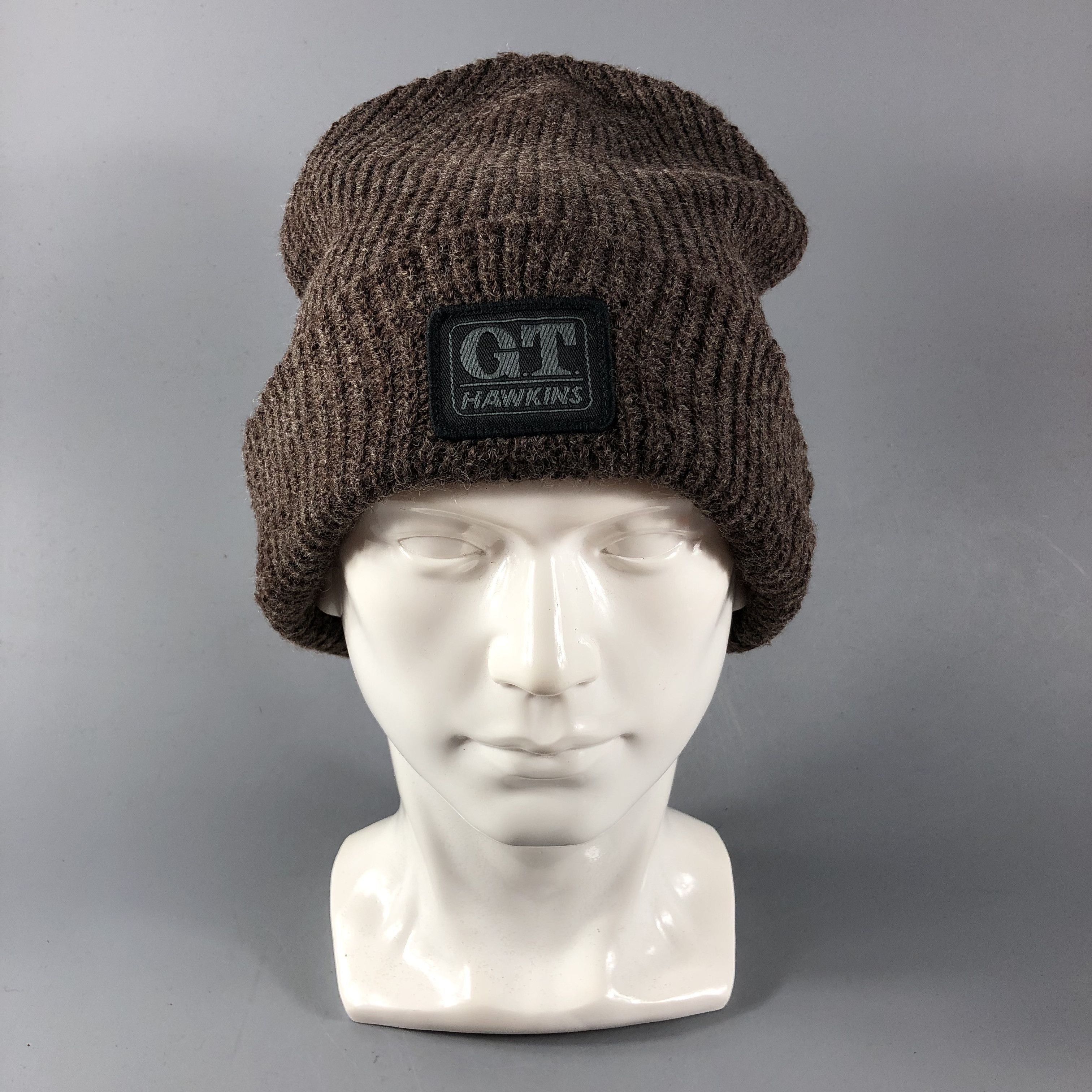 image of Vintage x Winter Session Gt Hawkins Fisherman Beanie Snowcap Snow Hat B684, Men's