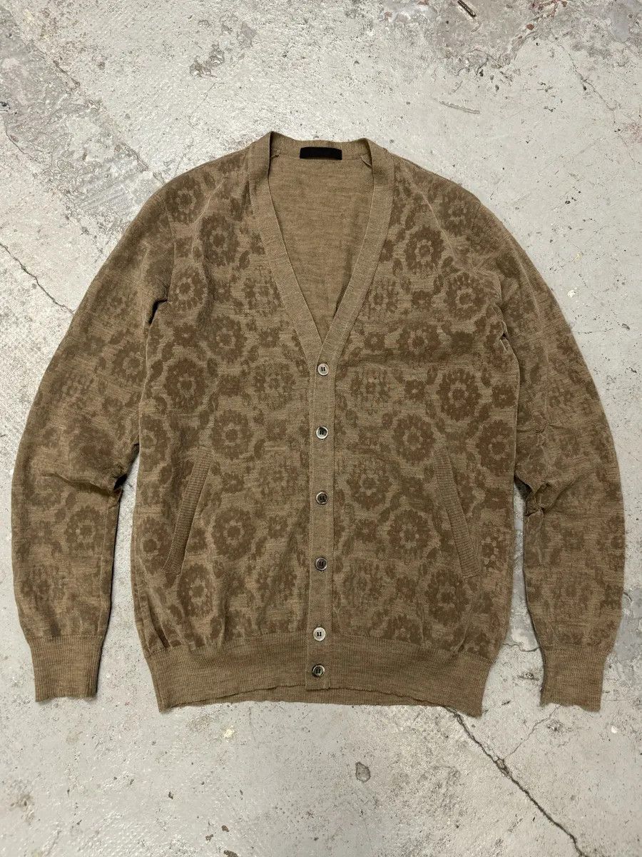 Undercover FW2010 Undercover Camel Wool Jacquard Cardigan Size US M / EU 48-50 / 2 - 1 Thumbnail
