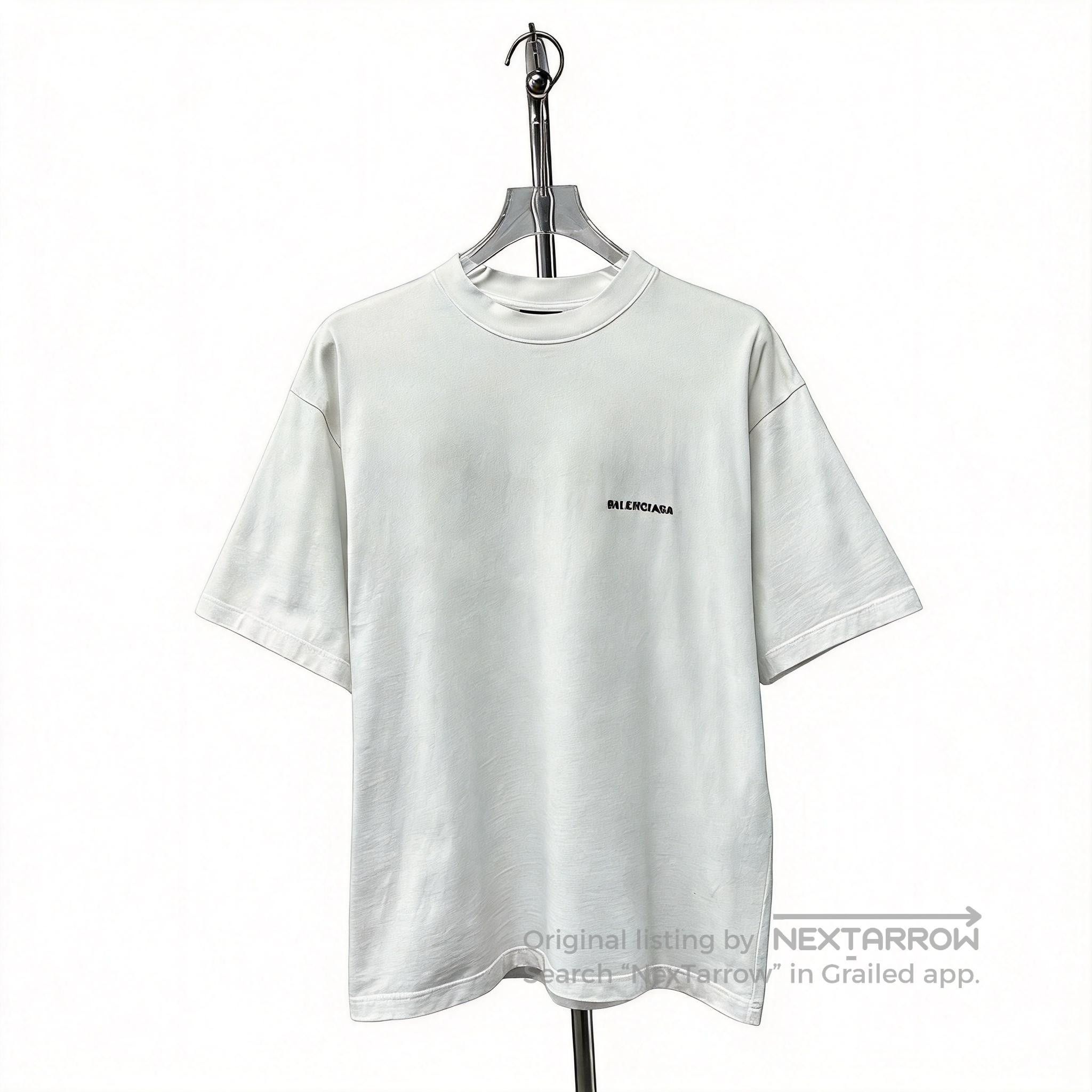Balenciaga Balenciaga Apple Be Different Embroidered T-Shirt | Grailed