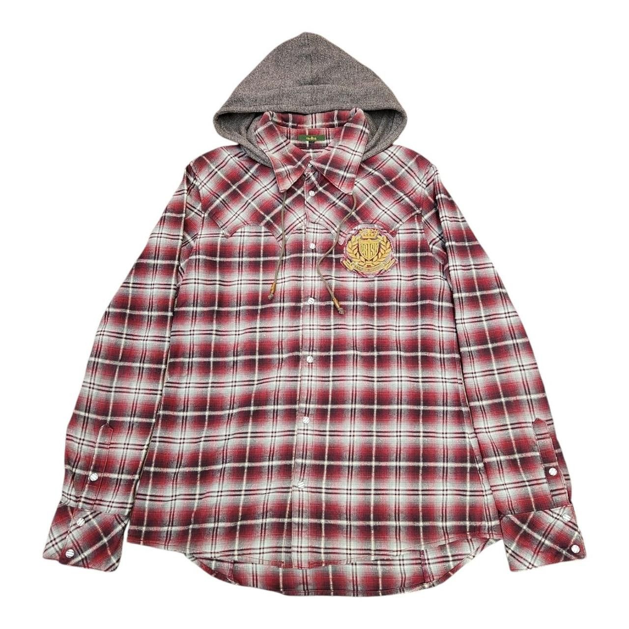 Obelisk Obelisk Removable Hood Plaid Shirt Size US M / EU 48-50 / 2 - 1 Thumbnail