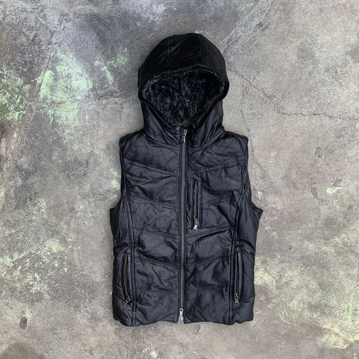 Shellac LAST OFFER ‼️Leather goat vest ifsixwasnine SHADE BY SHELLAC Size US S / EU 44-46 / 1 - 1 Thumbnail