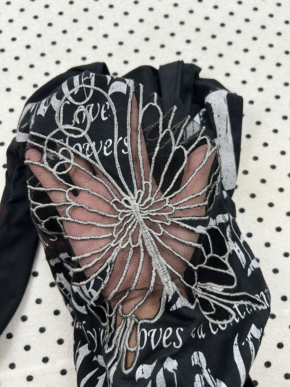 Seditionaries Seal Layer Butterfly Mesh Bleached Top Size S / US 4 / IT 40 - 7 Thumbnail