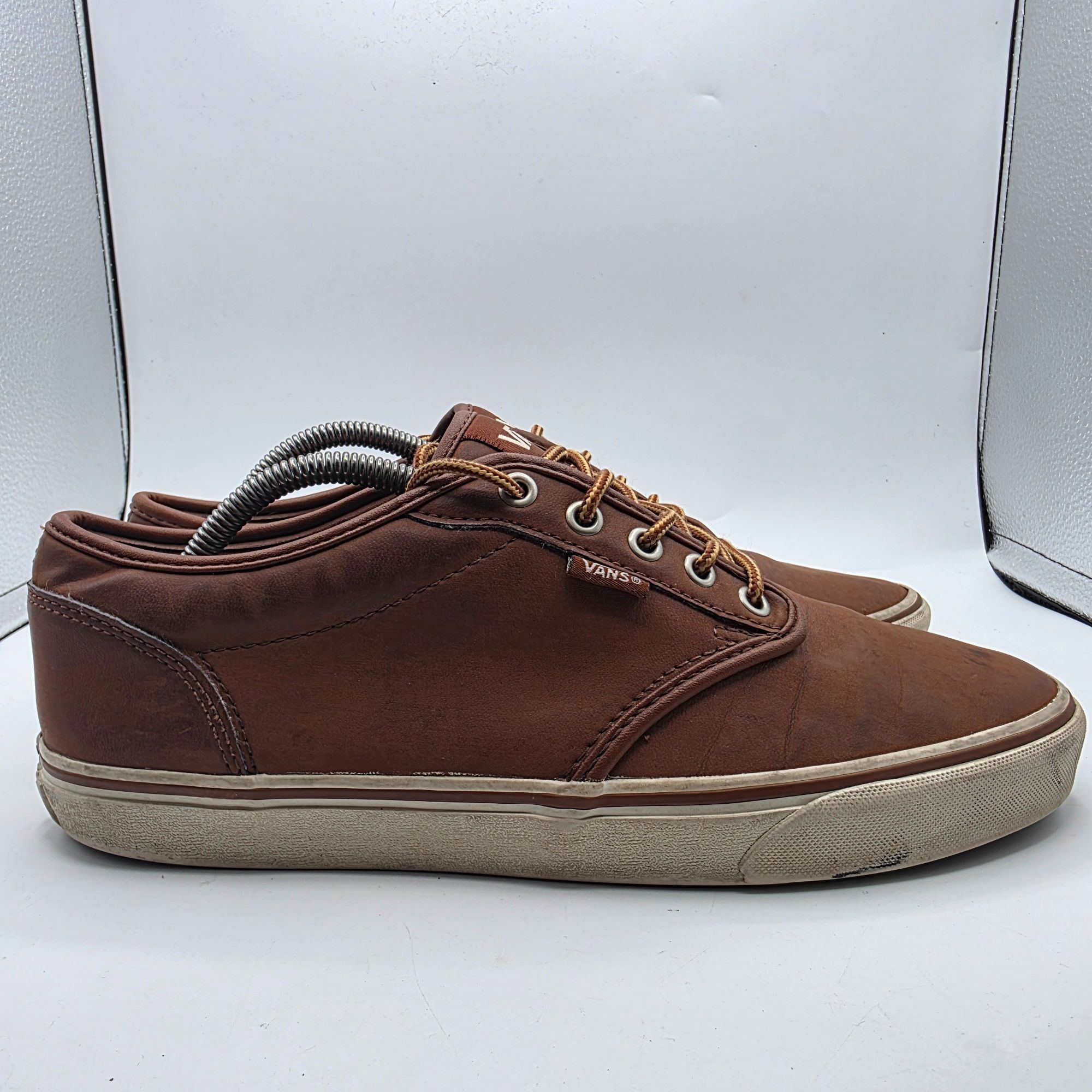 Vans Vans Atwood Mens Size 10.5 Brown Leather Shoes Walking Casua Size US 10.5 / EU 43-44 - 13 Thumbnail