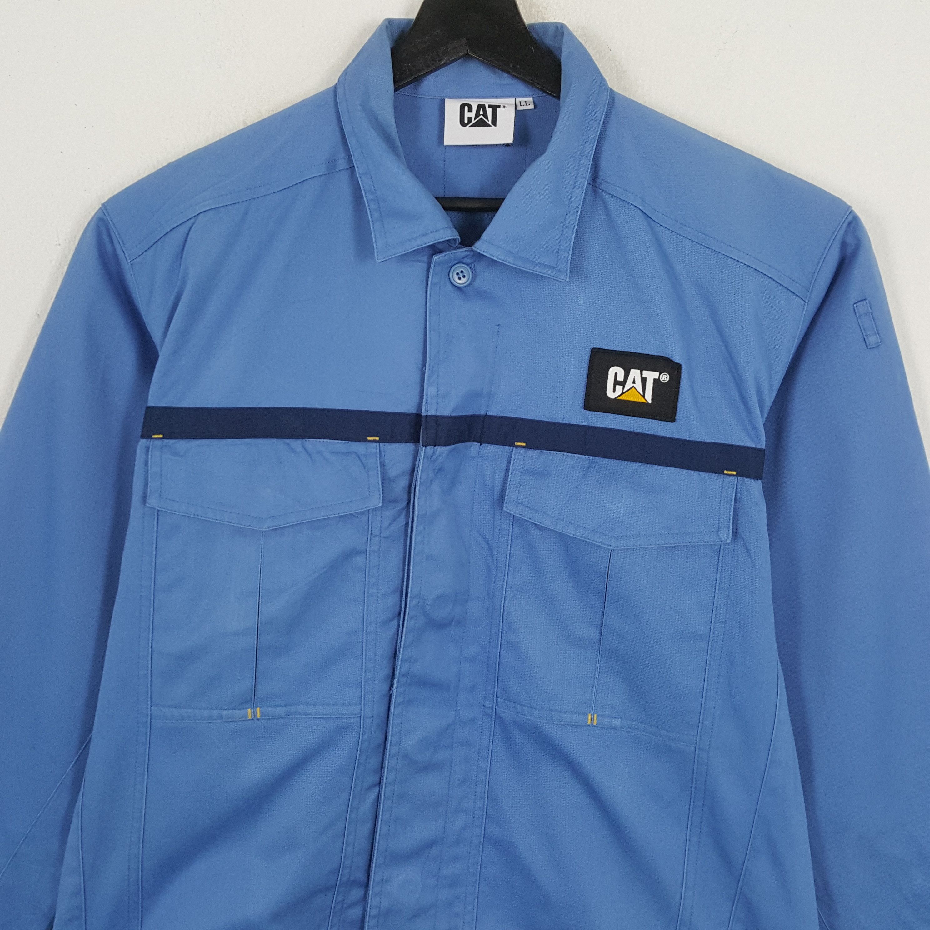 Vintage CAT Workwear Style Jacket Size US M / EU 48-50 / 2 - 2 Thumbnail