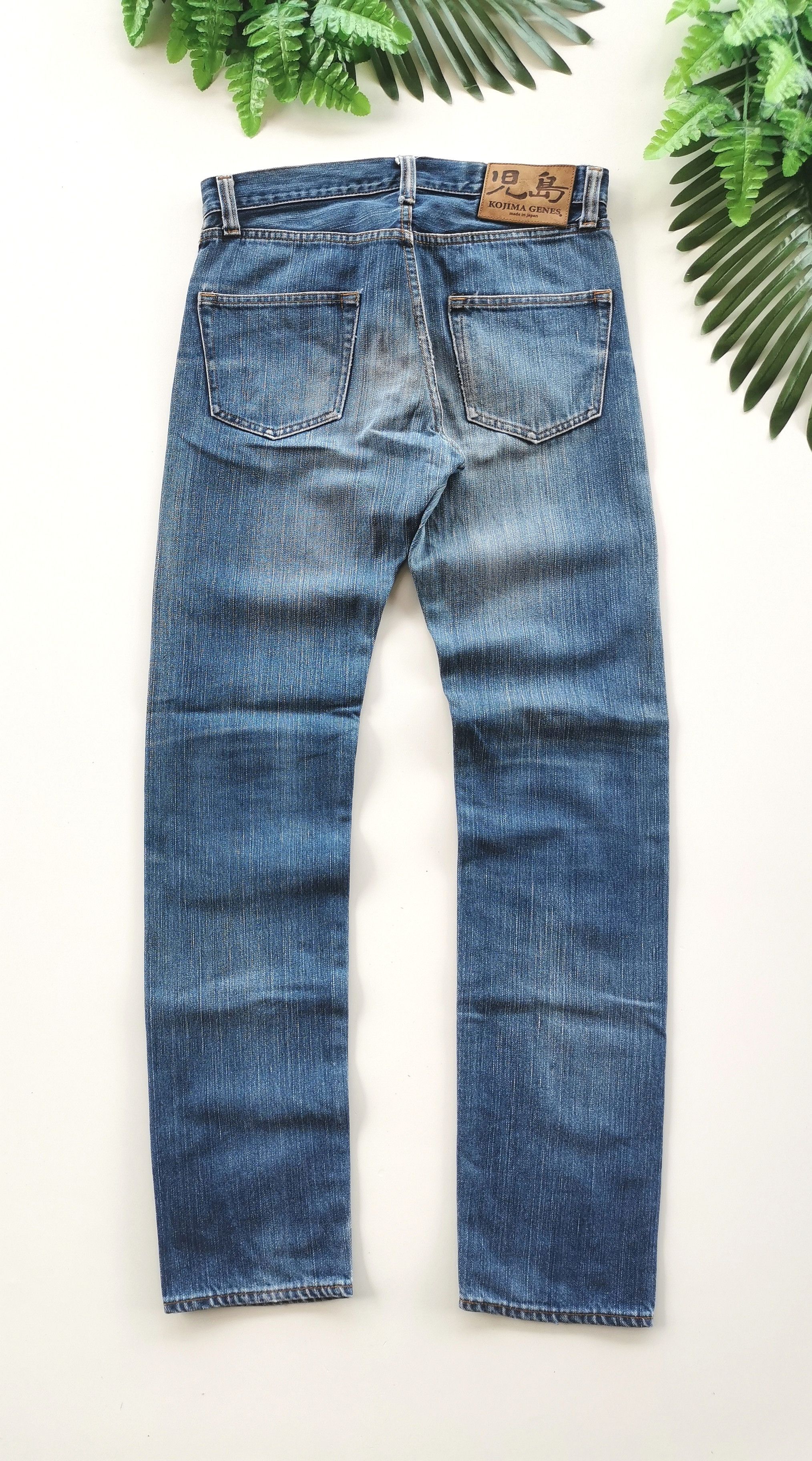 KOJIMA GENES Kojima Genes Selvedge Slim Fit Denim Jeans Size US 31 - 6 Thumbnail