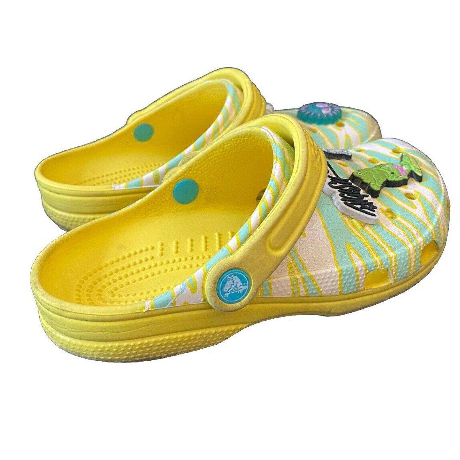 Crocs CROCS x Ron English Zebra Party Clog Shoe J4 Light UP Size US 4 / IT 34 - 2 Thumbnail